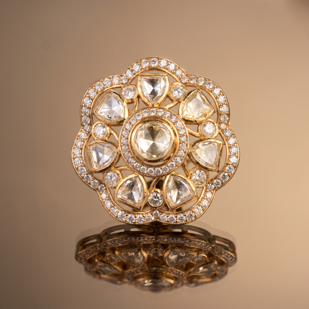 Mahira Polki Statement Studs
