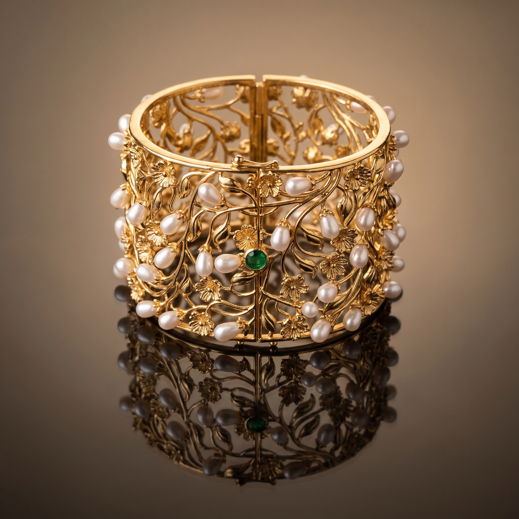 Manya Pearl Bloom Bracelet