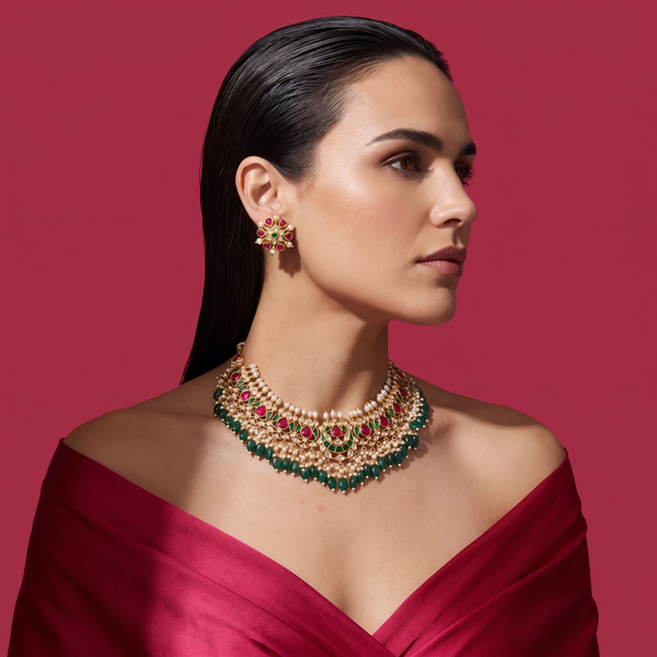 Mohana Polki Jewellery Set