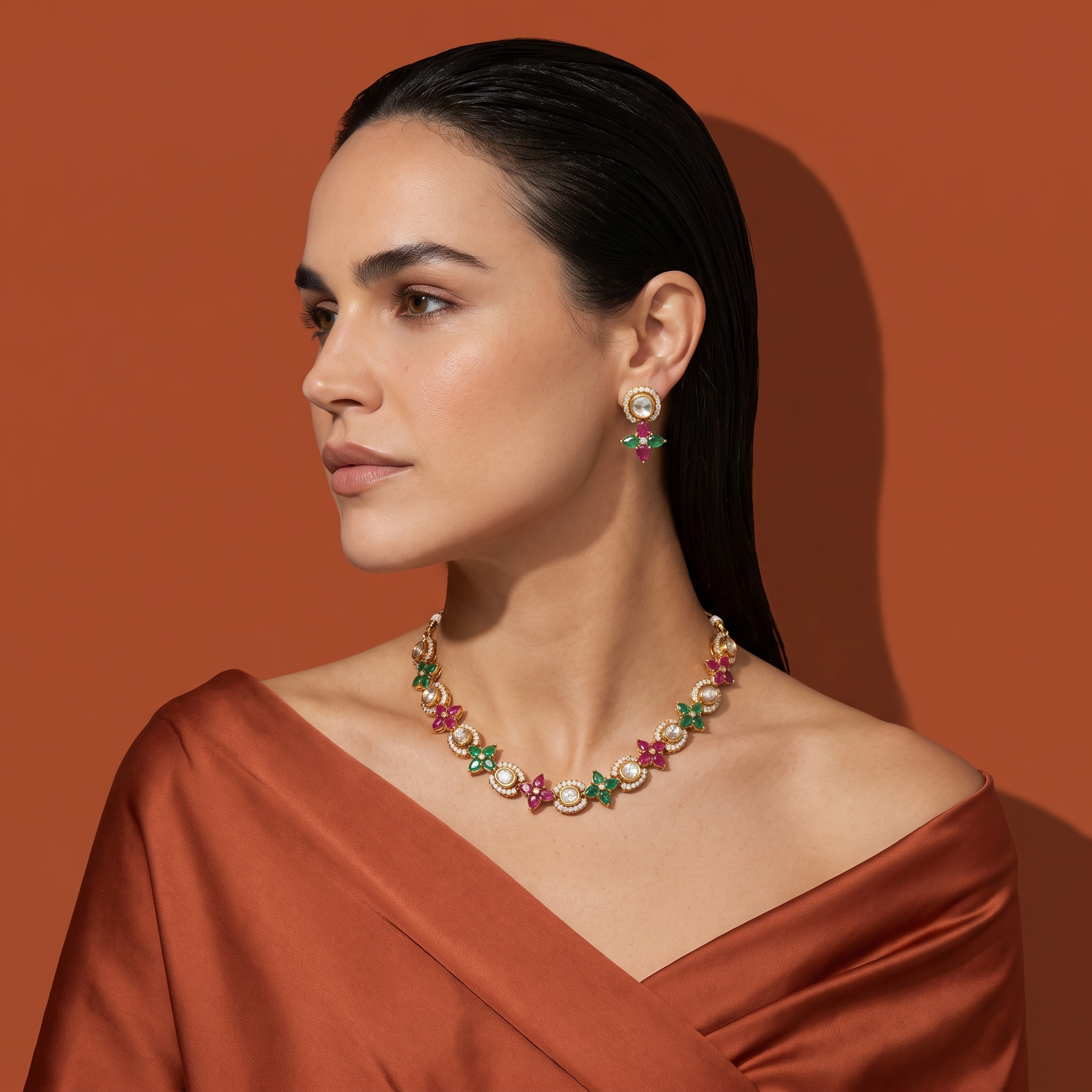 Niharika Kundan Necklace Set