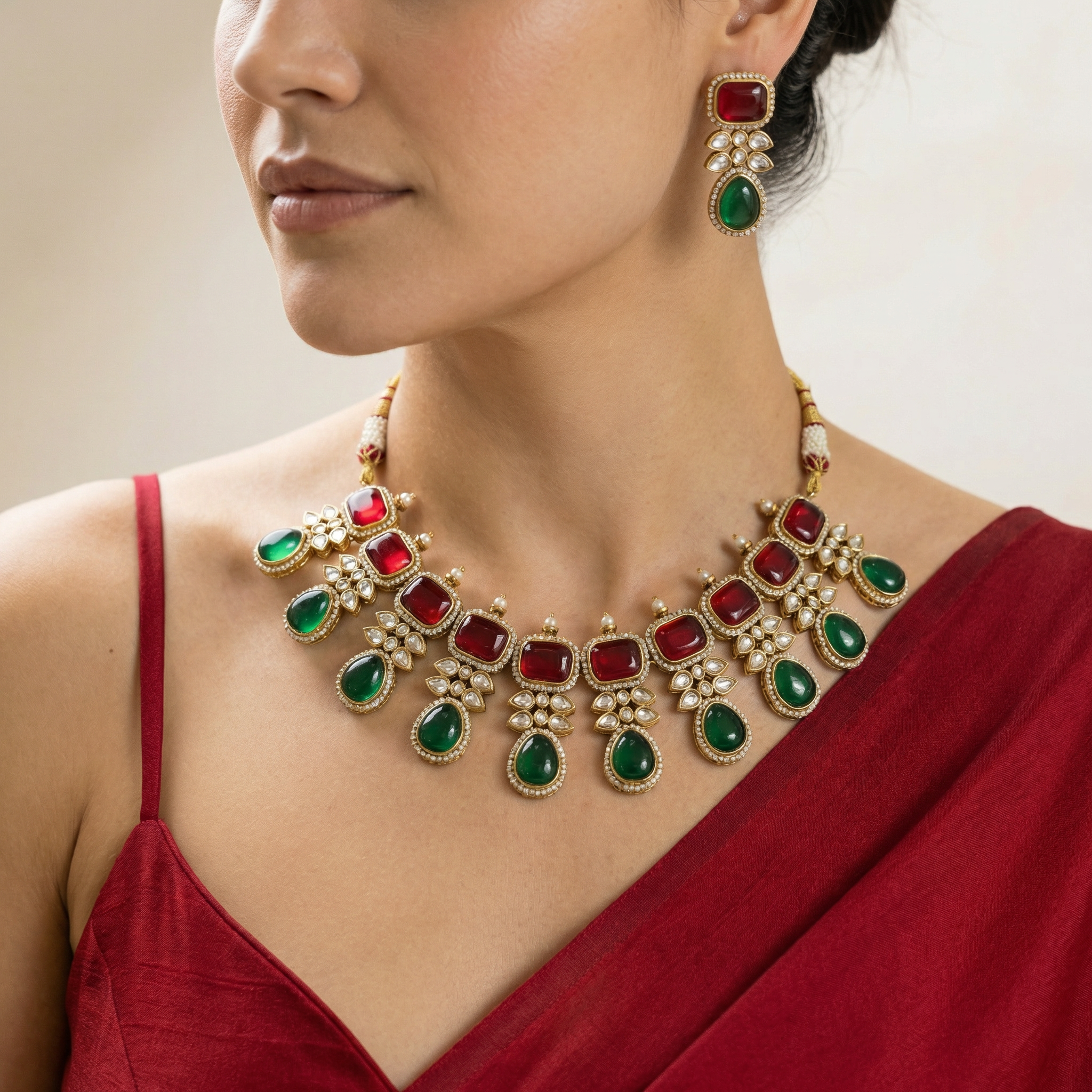 Raahi Kundan Necklace Set