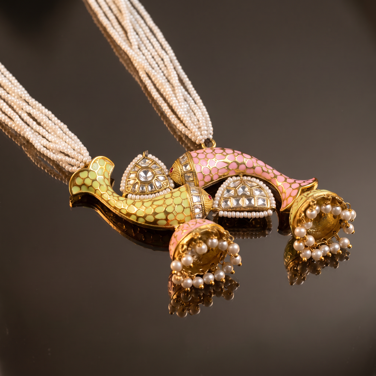 Rangpankh Pearl Necklace
