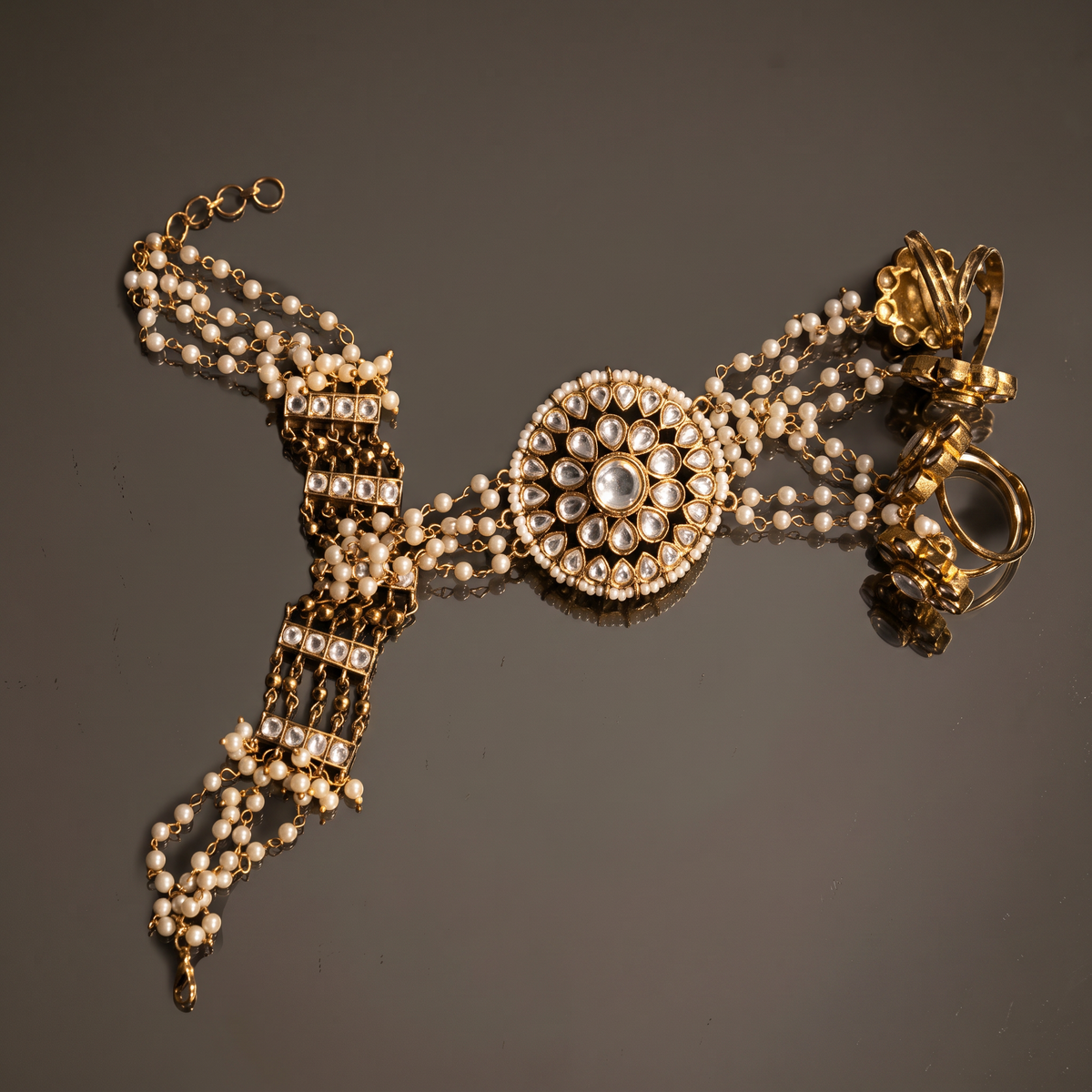 Ruhani Gulmohar Bracelet