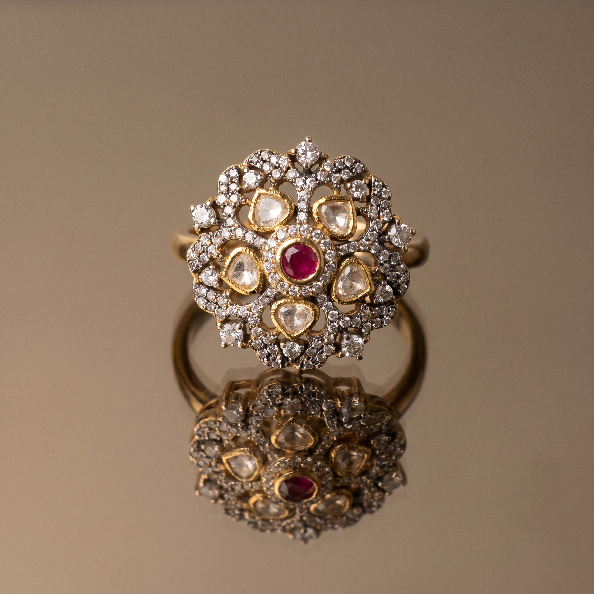 Rupashree Polki Ring