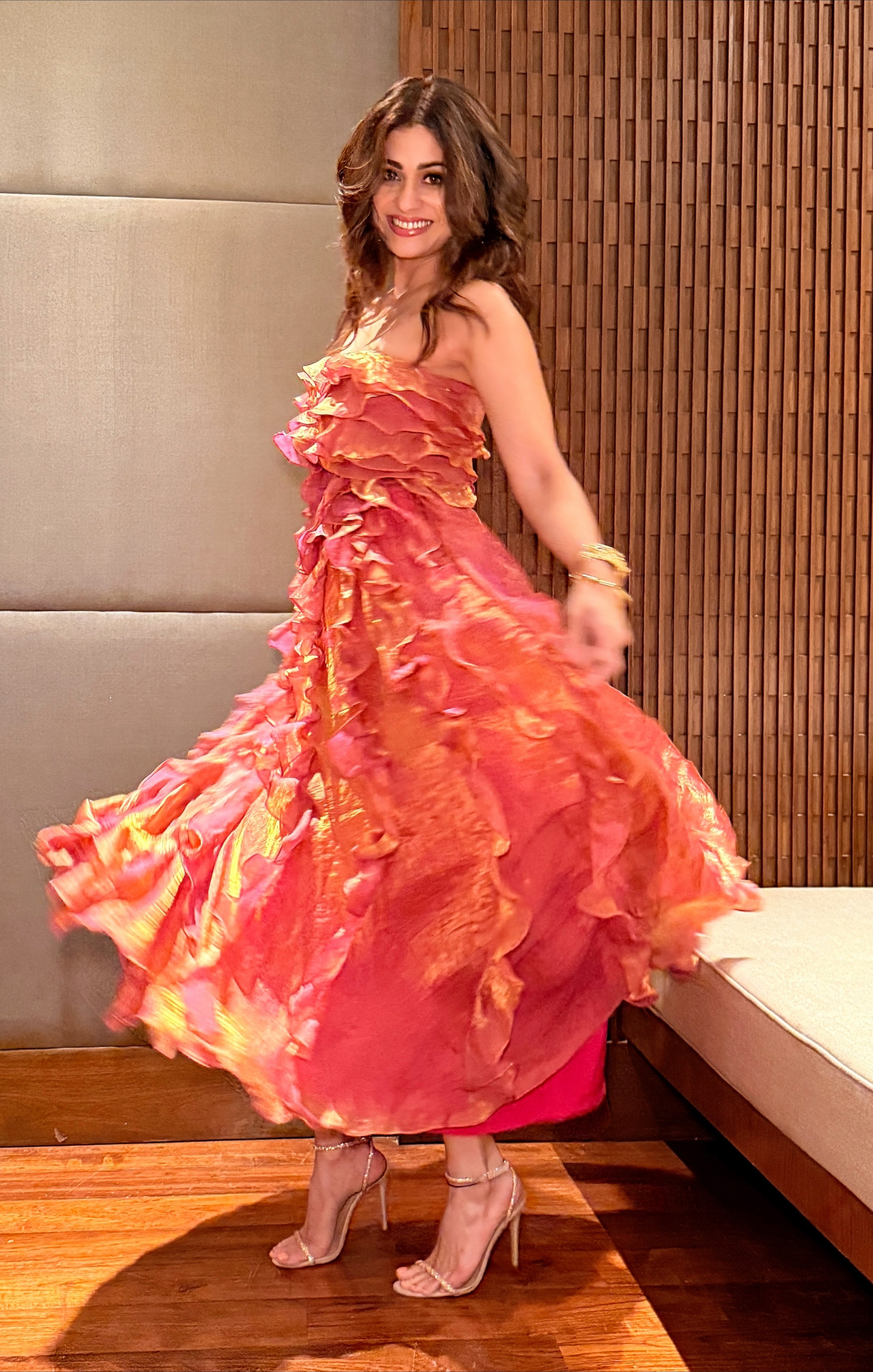 Dune Cascade Gown