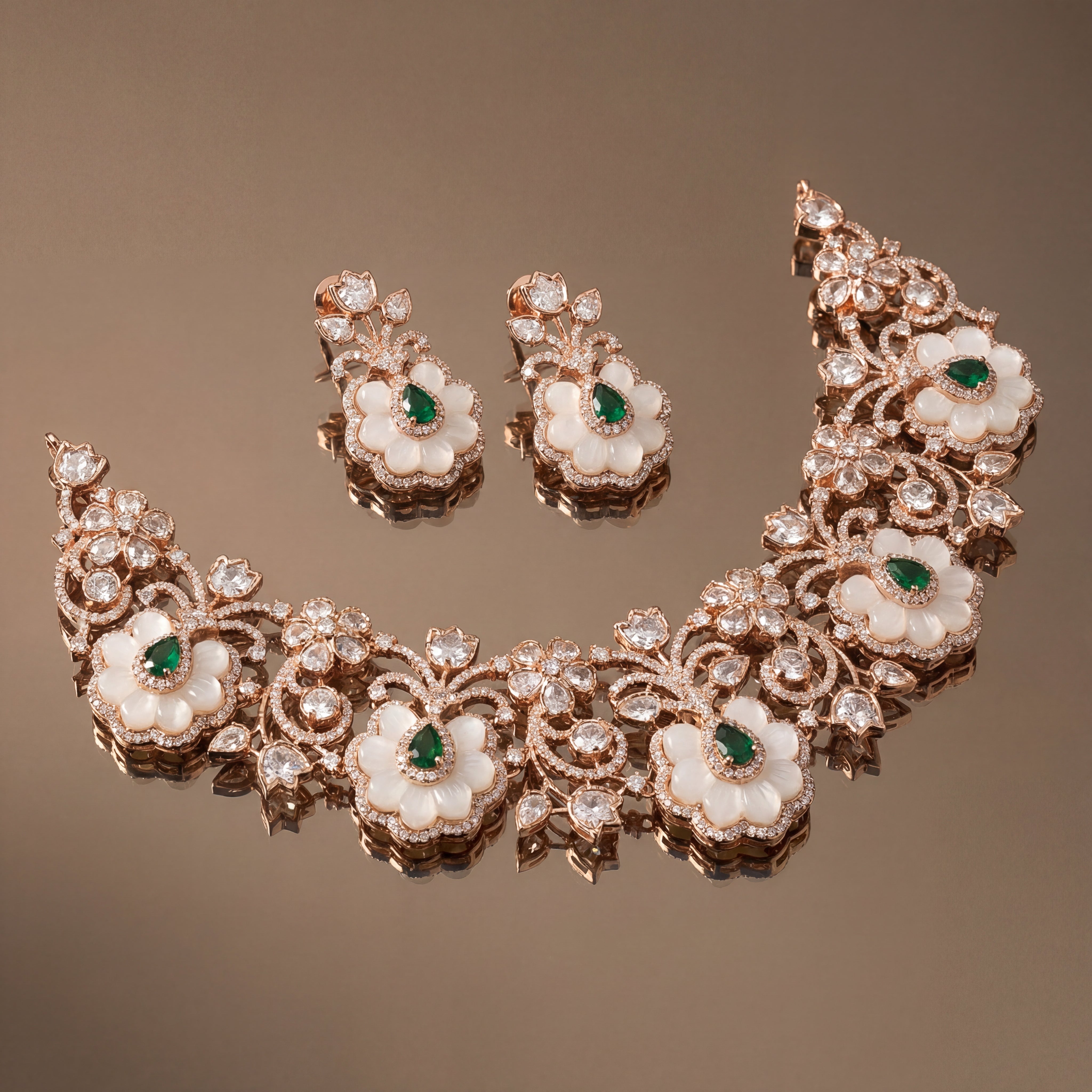 Sofia MOP Necklace Set