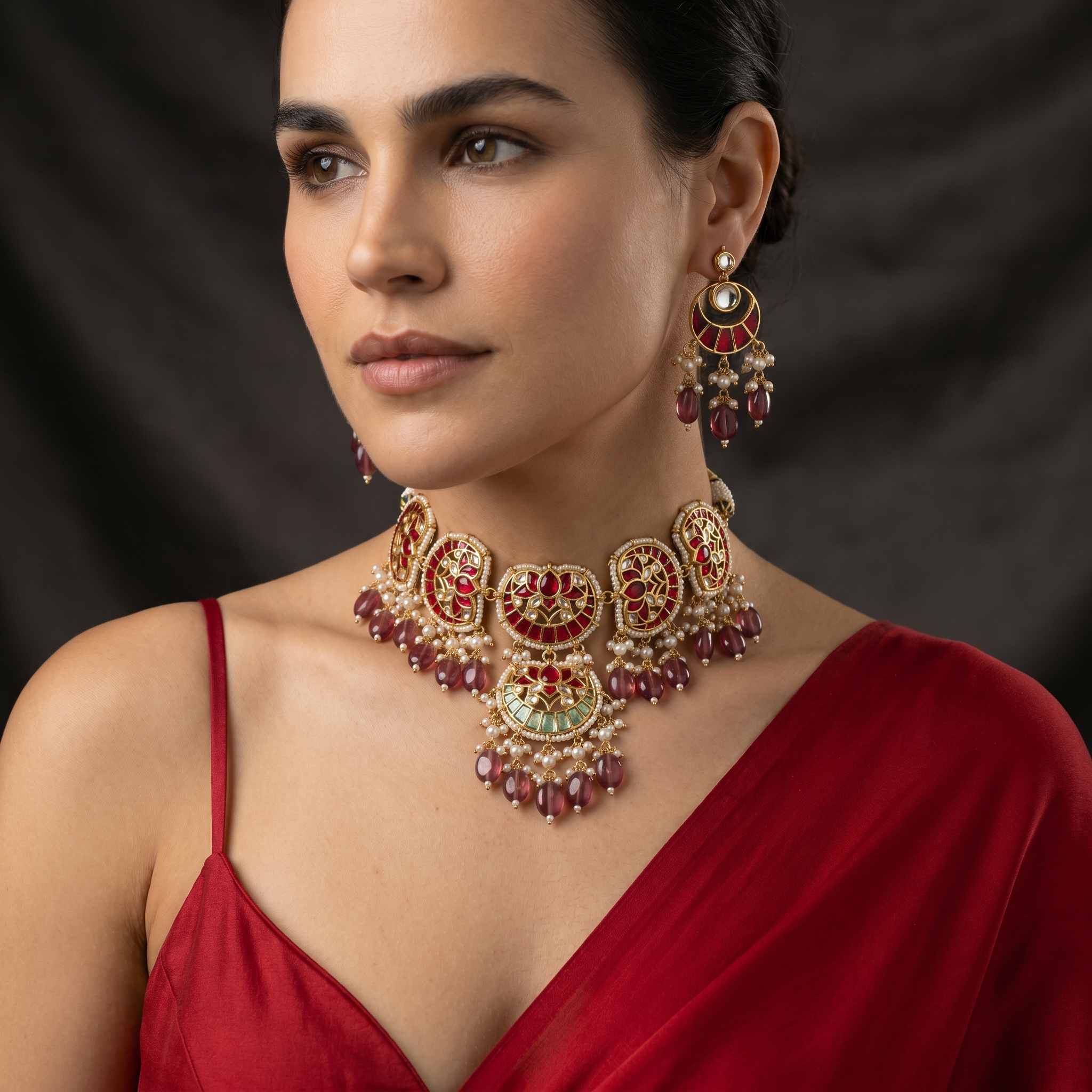 Saumya Festive Radiance Necklace Set