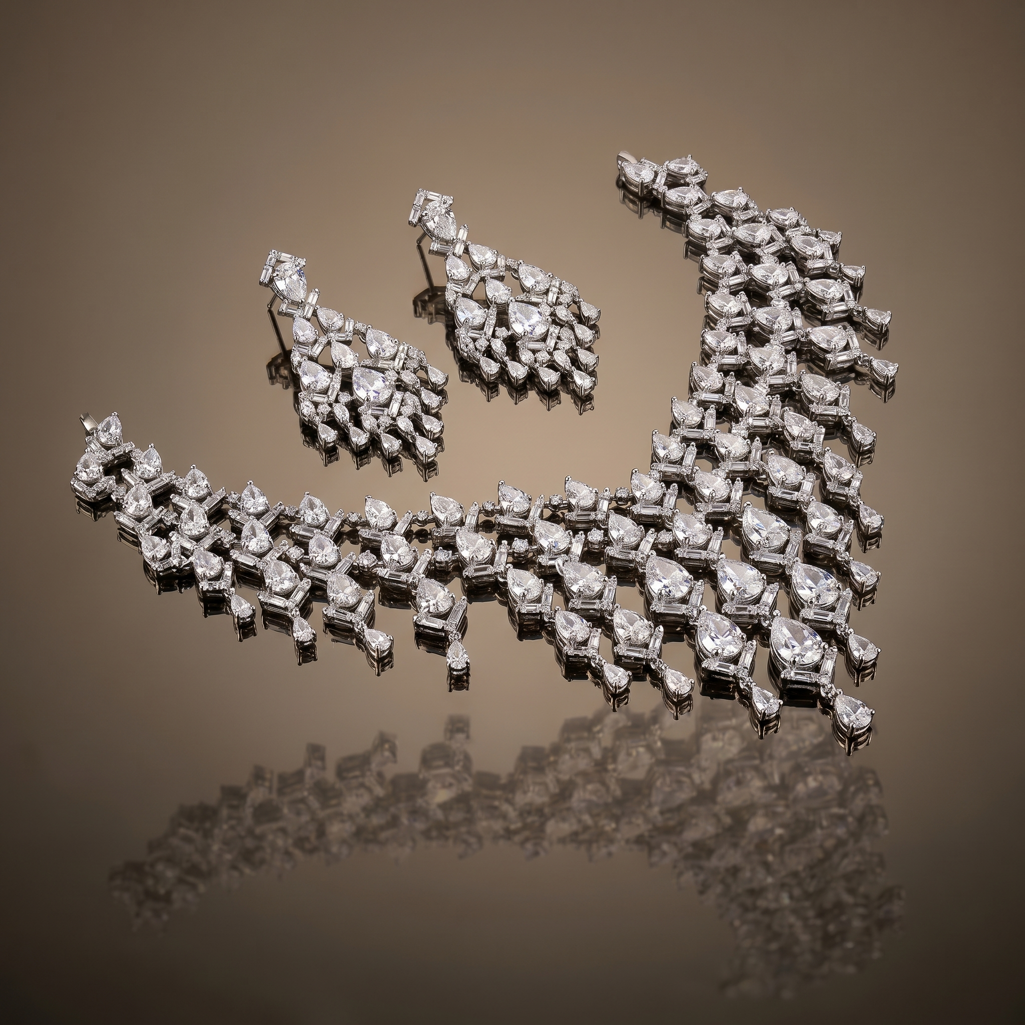 Shamita Regal Ruby Cascade Set