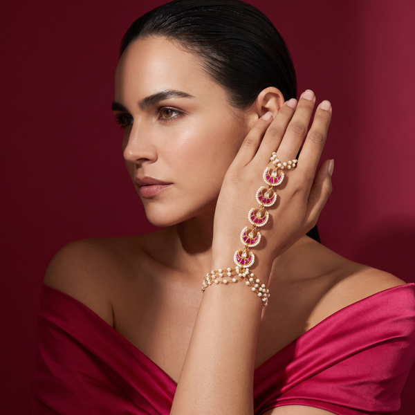 Suvira Ruby Pearl Haathphool