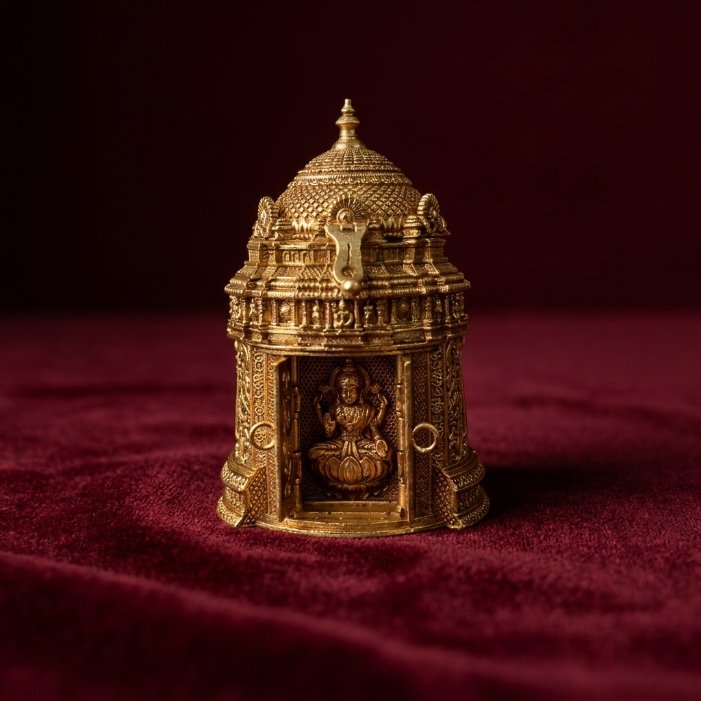 Tarasha Brass Keepsake Box