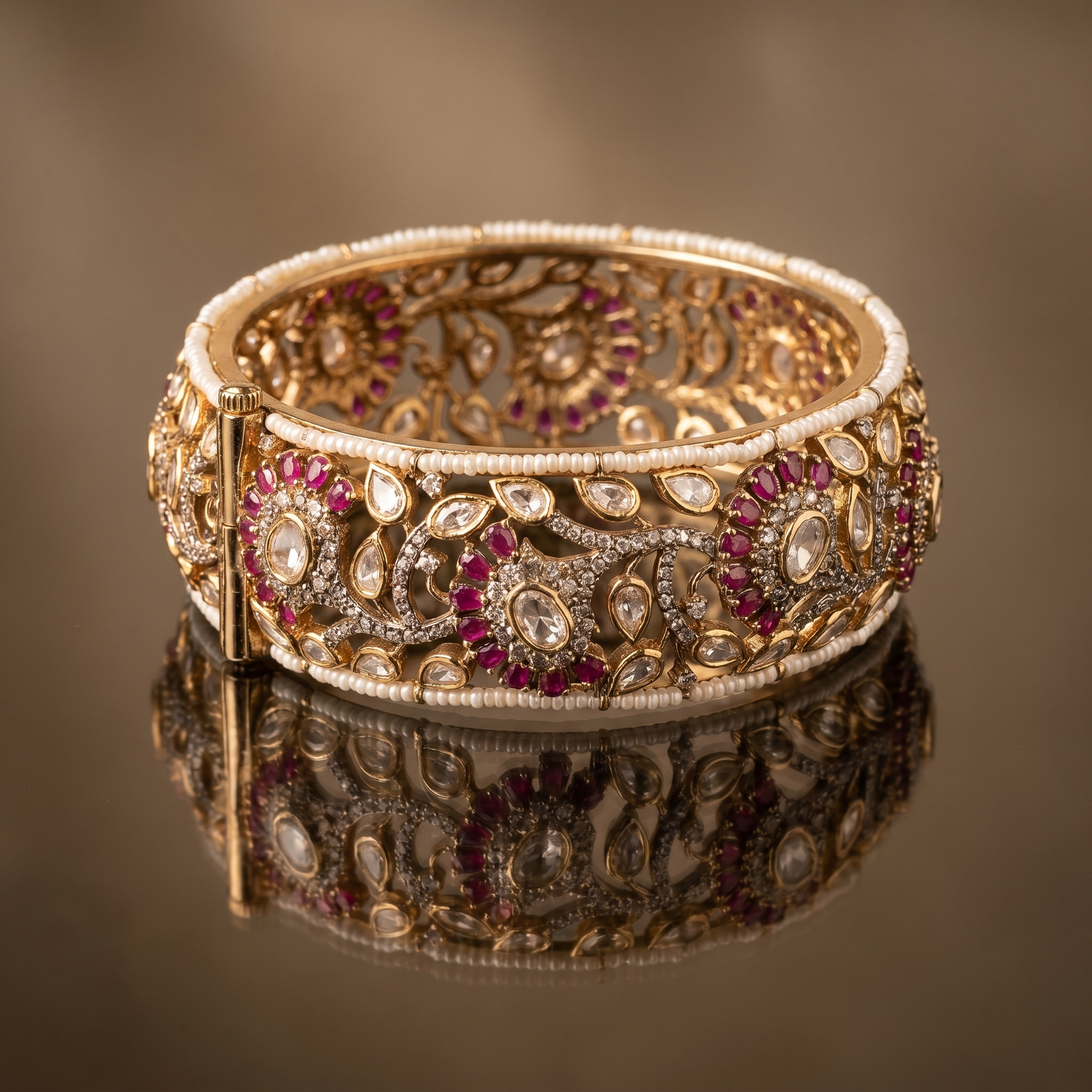 Vrinda Regal Cuff Bracelet