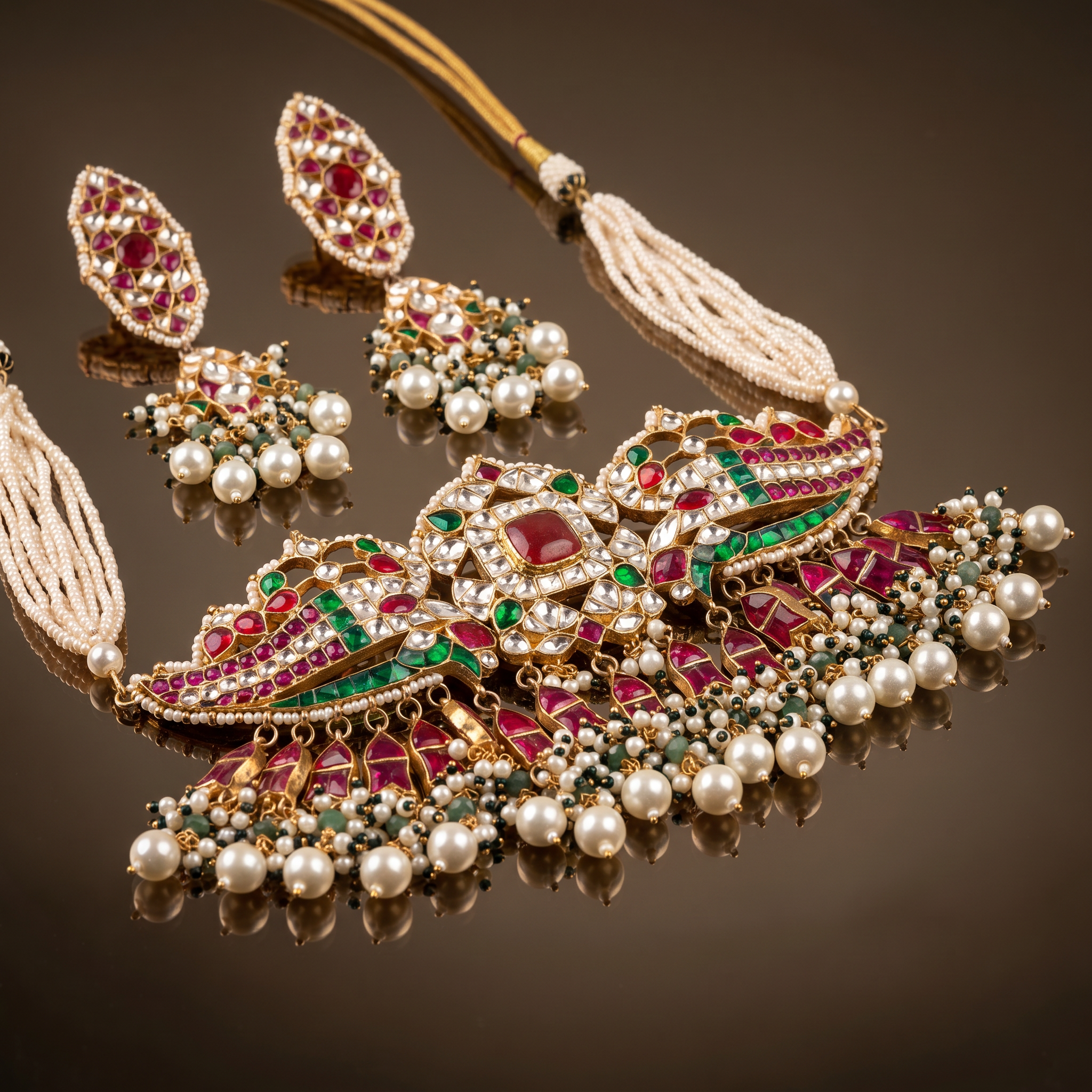 Yamini Royal Peacock Grandeur Set