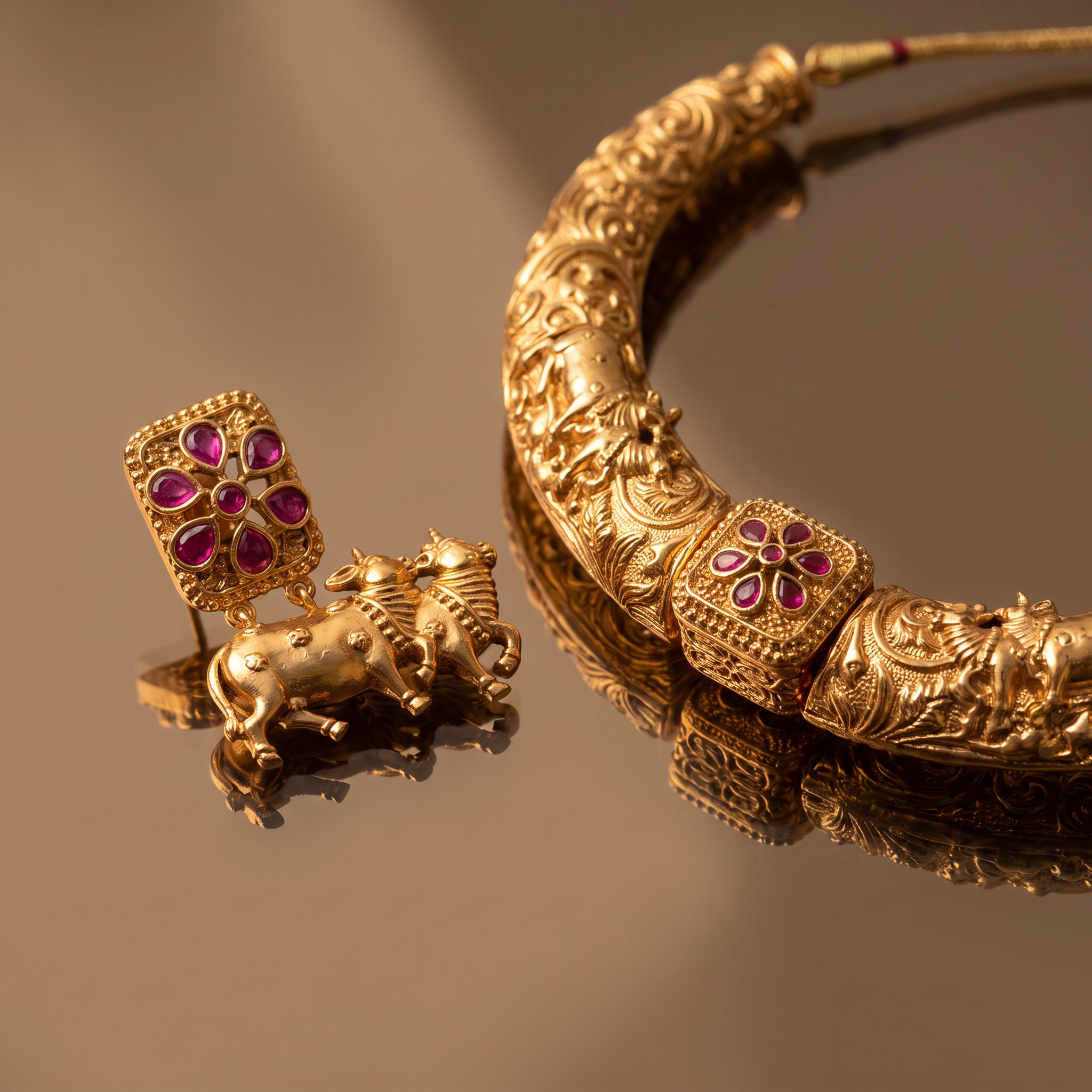 Yutika Heritage Collar Set