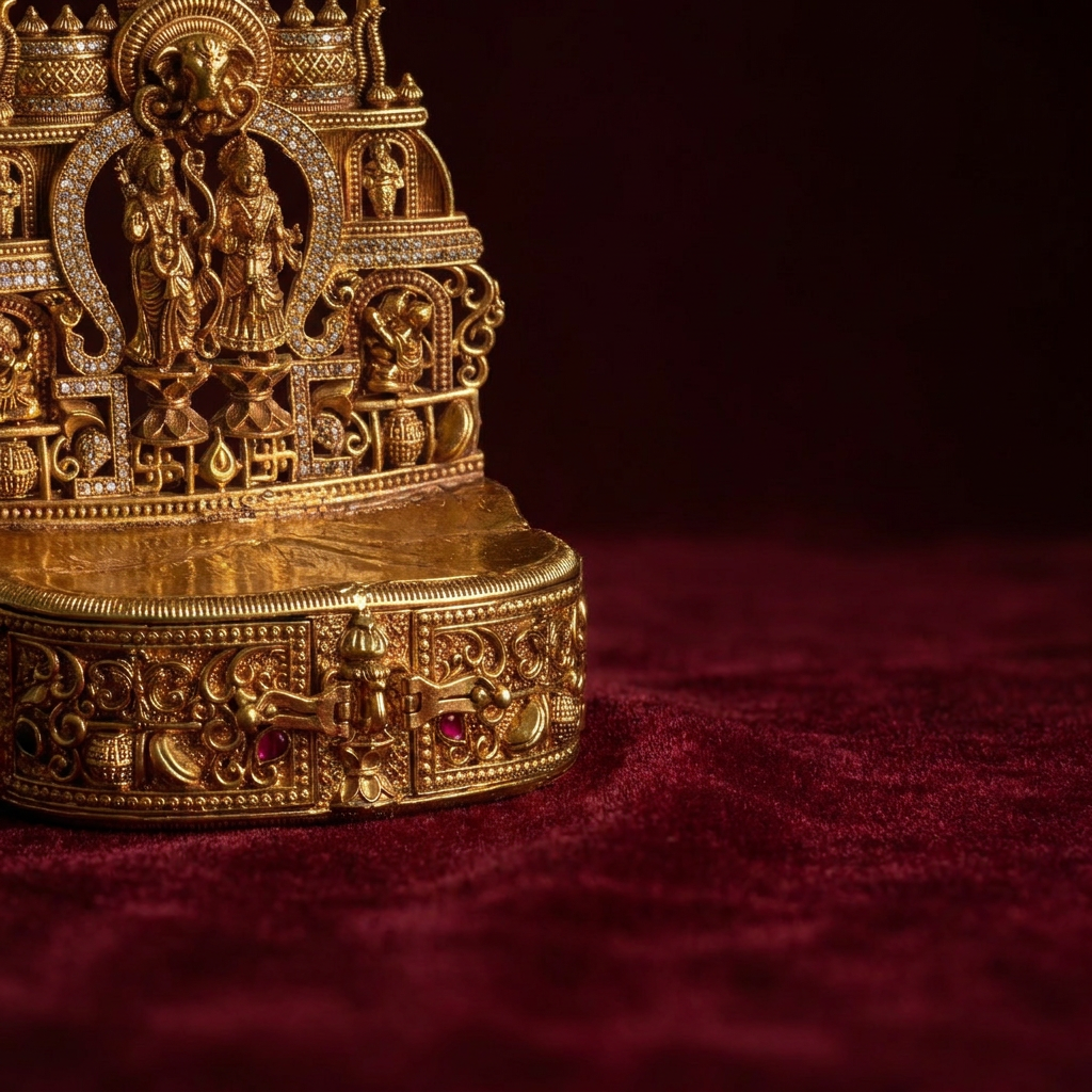 Zaara Brass Keep Sake Box