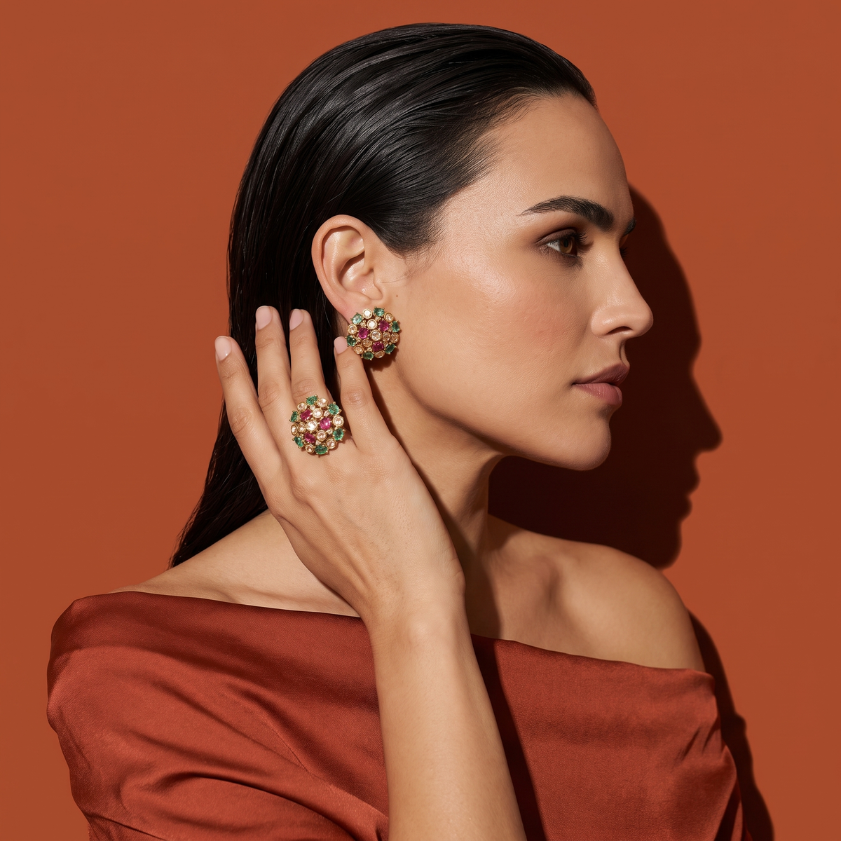 Ziva Earring and Ring Set