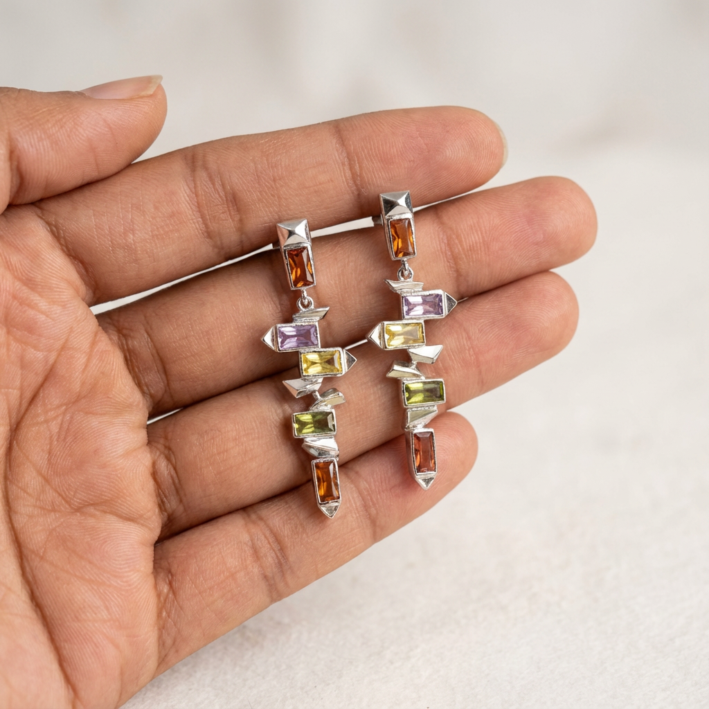 Prism Cascade Earrings