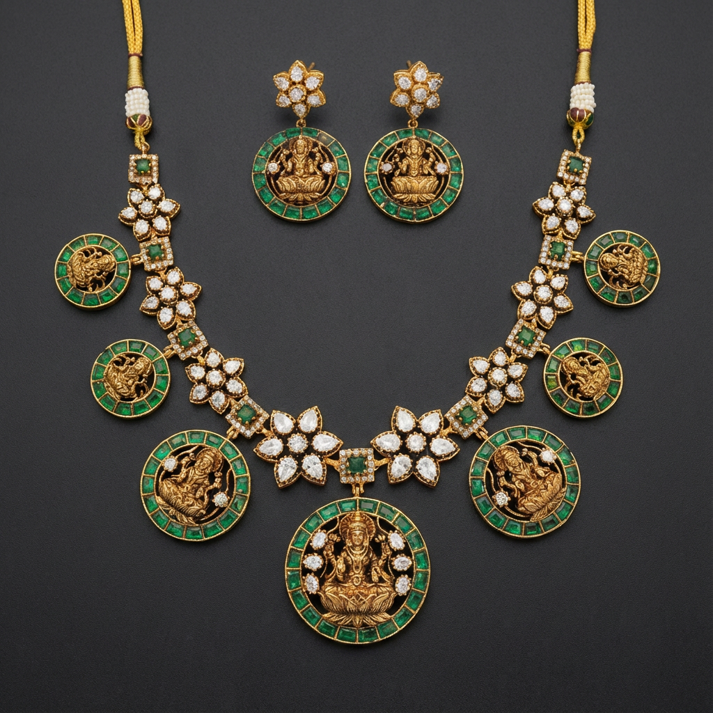 Sri Lakshmi Necklace Set