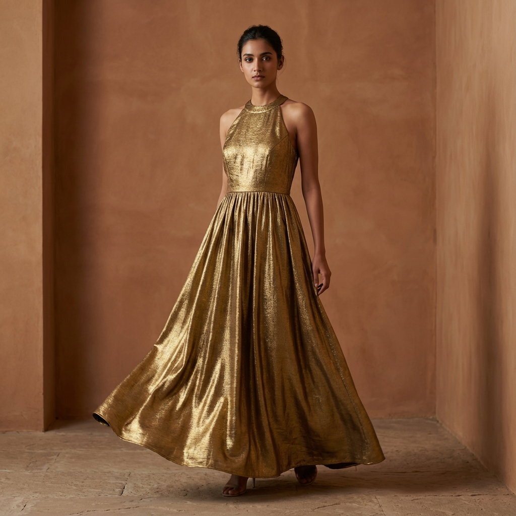 Gilded Long Dress
