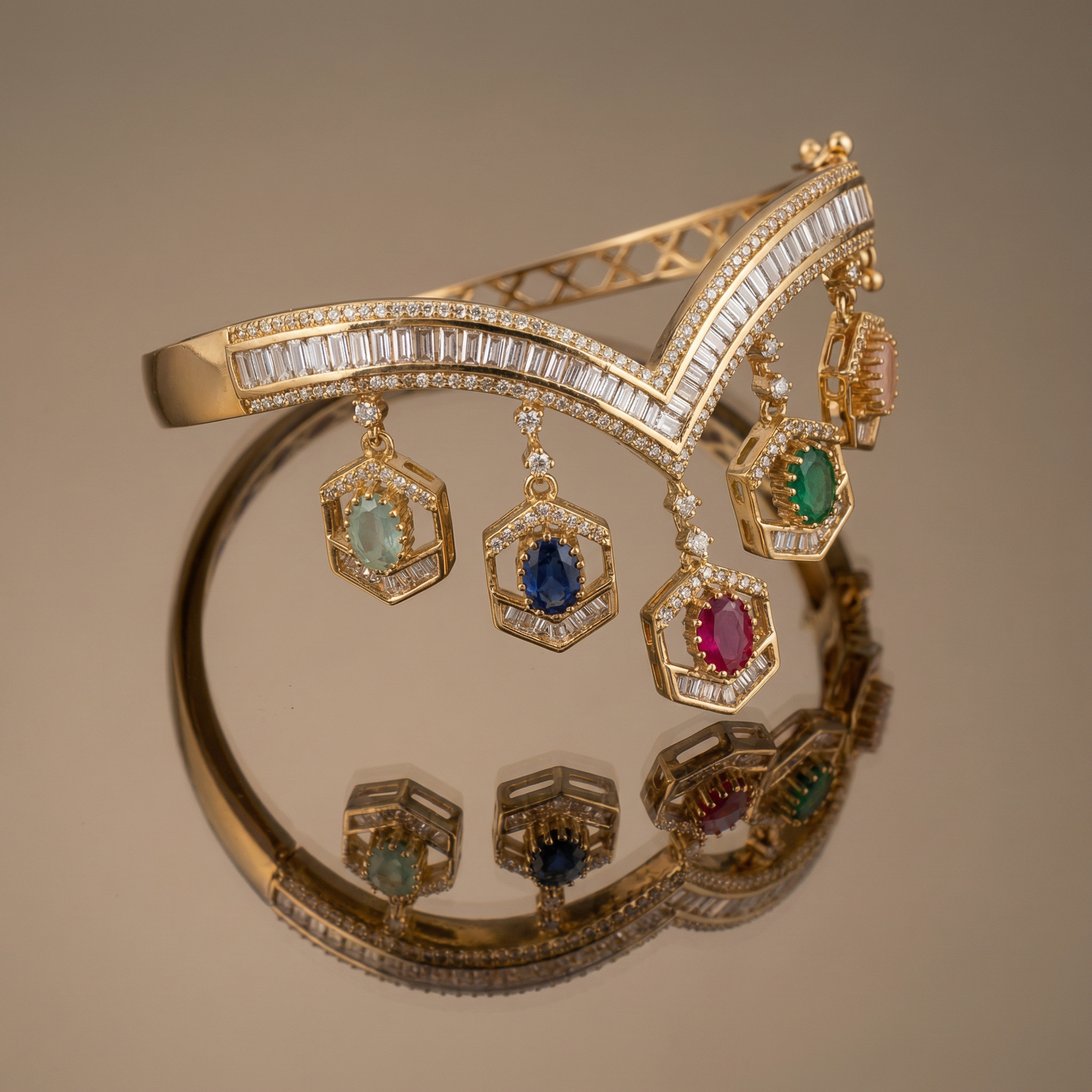 Navratna Prism Bracelet
