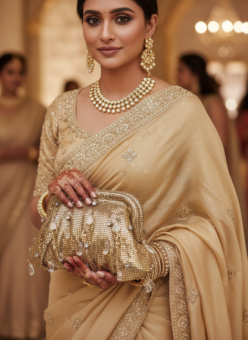 SoHo Gold Clutch