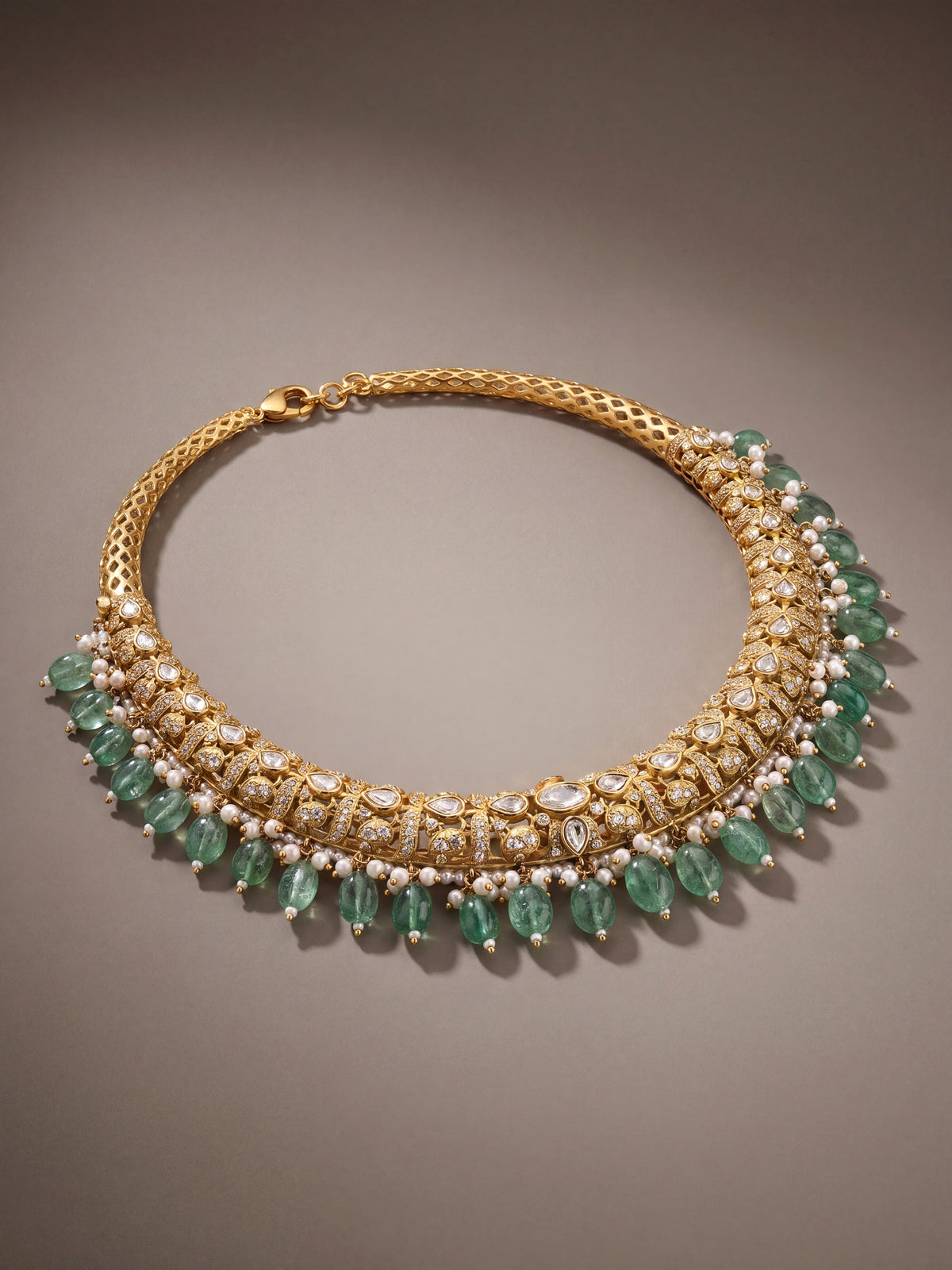 Vayra Kundan Hasli Necklace