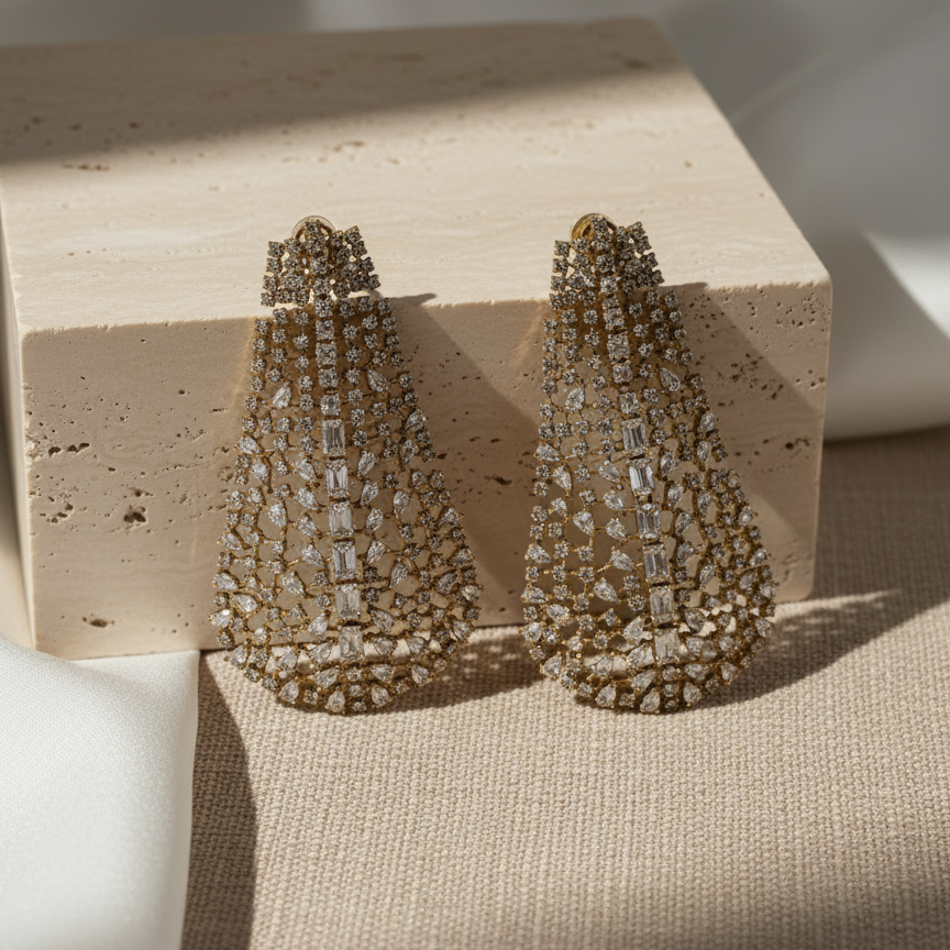 Prism Silver Earrings