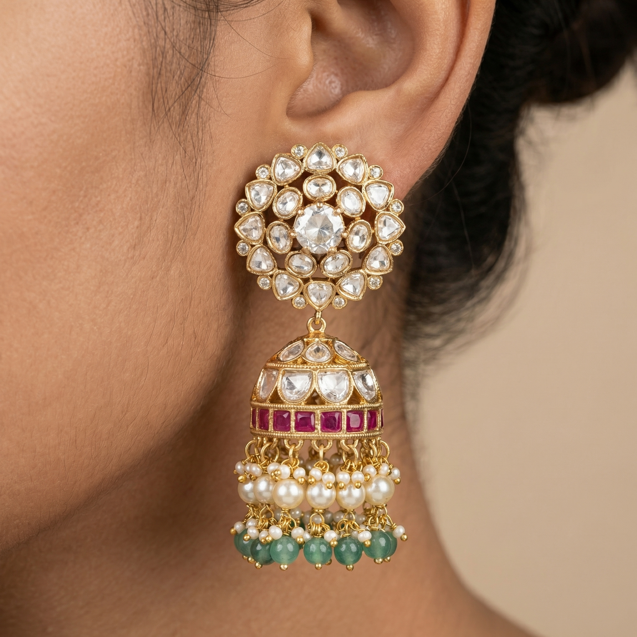 Gulraaj Noor Jhumka Earrings
