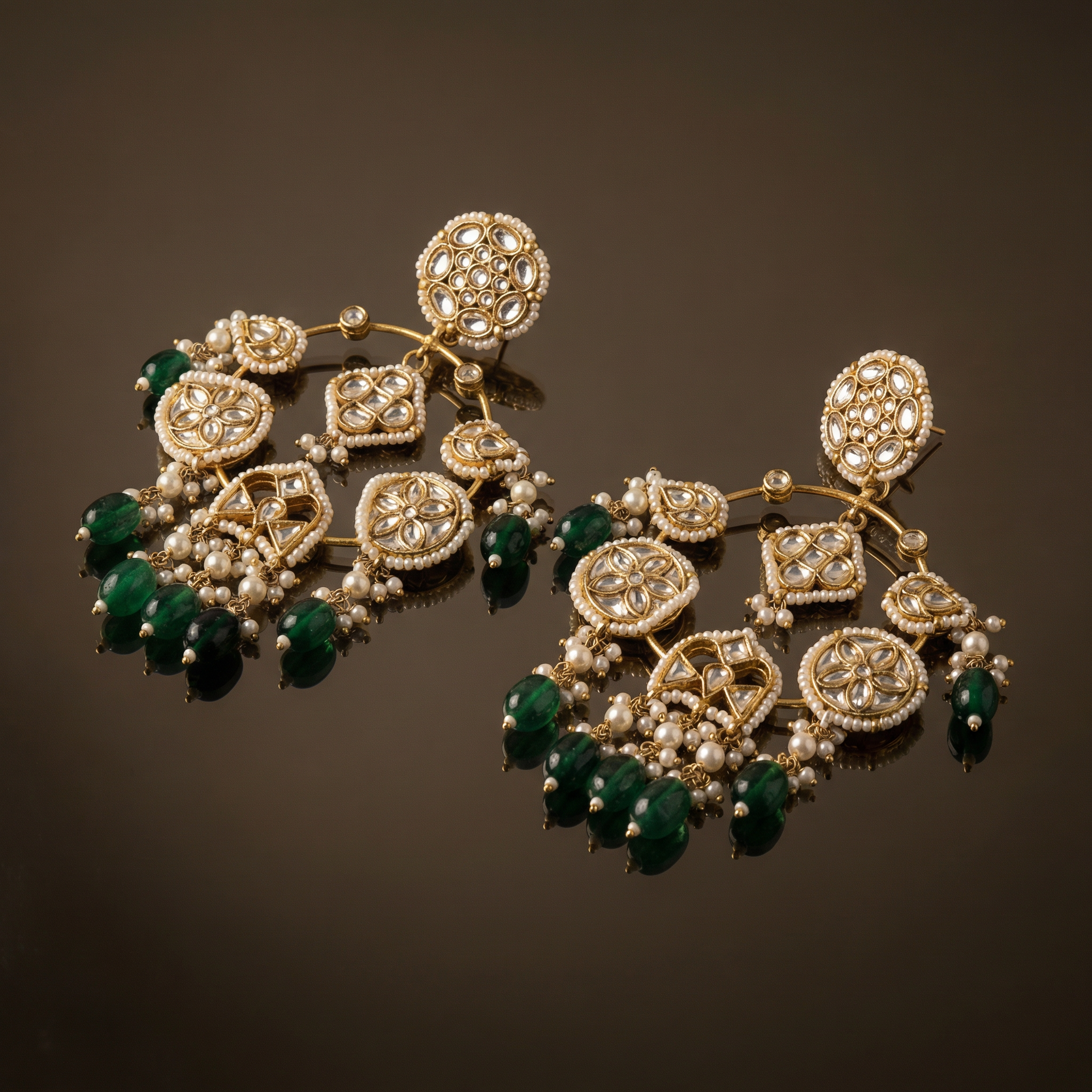 Mahira Emerald Earrings
