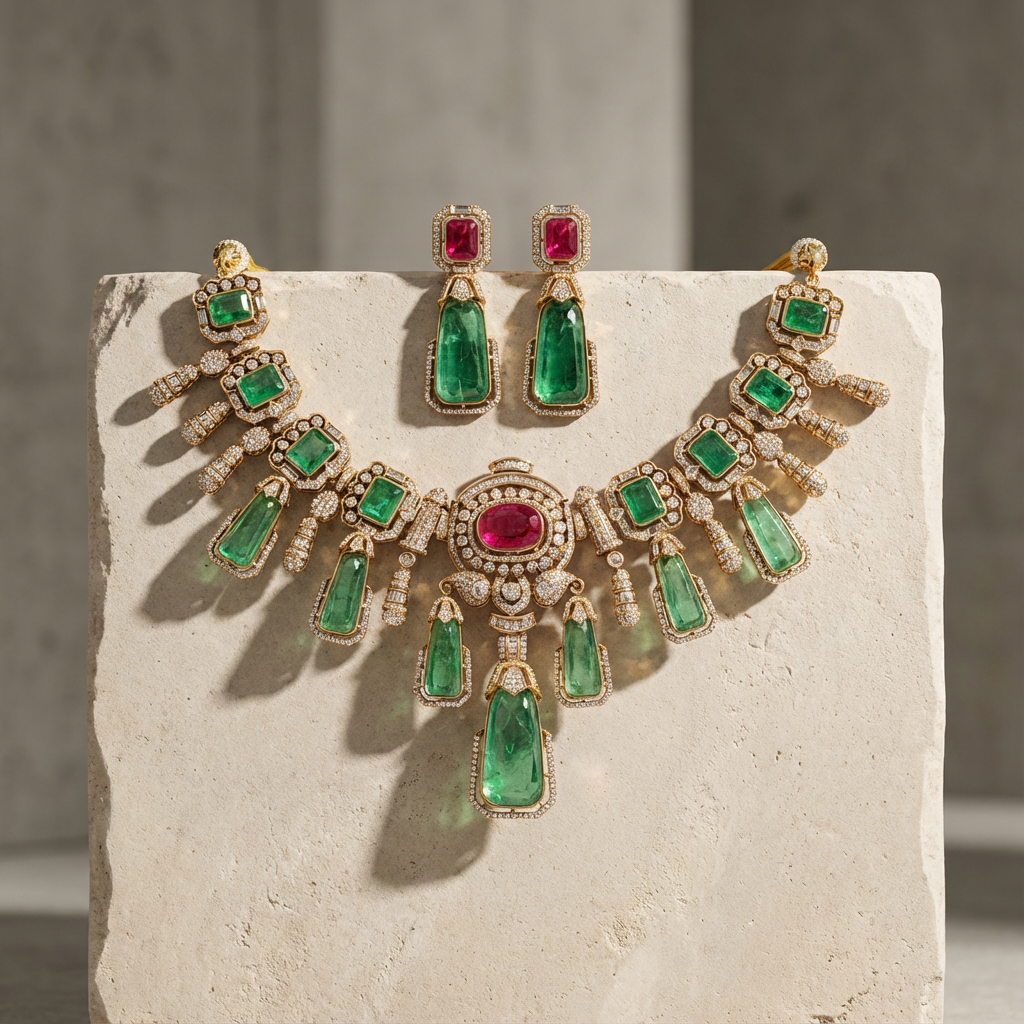 Rosava Heirloom Statement Necklace