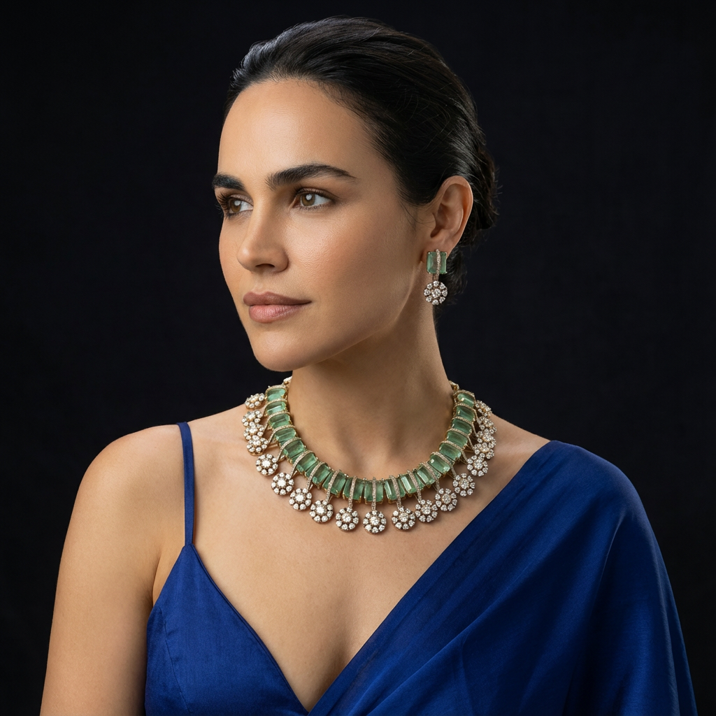 Gulmohar Necklace Set