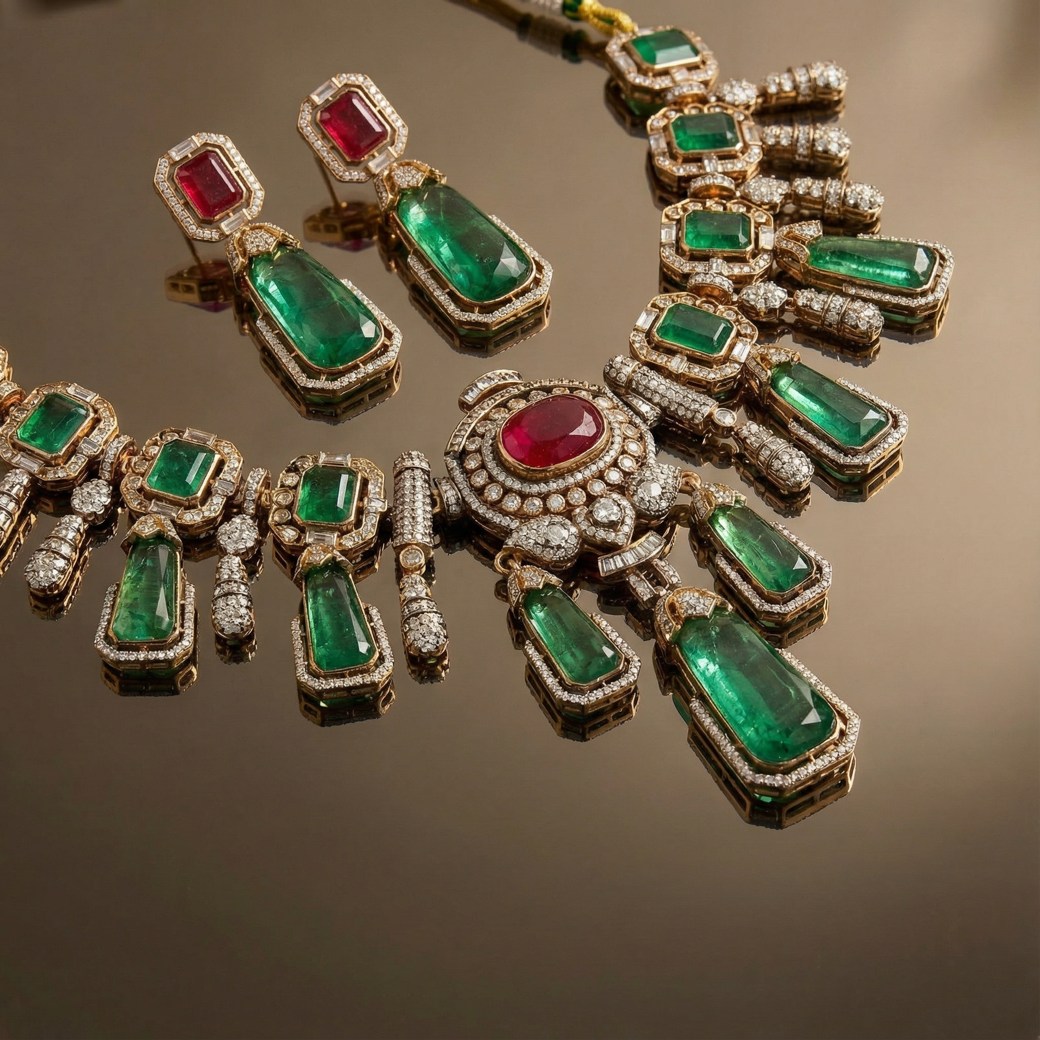 Rosava Heirloom Statement Necklace