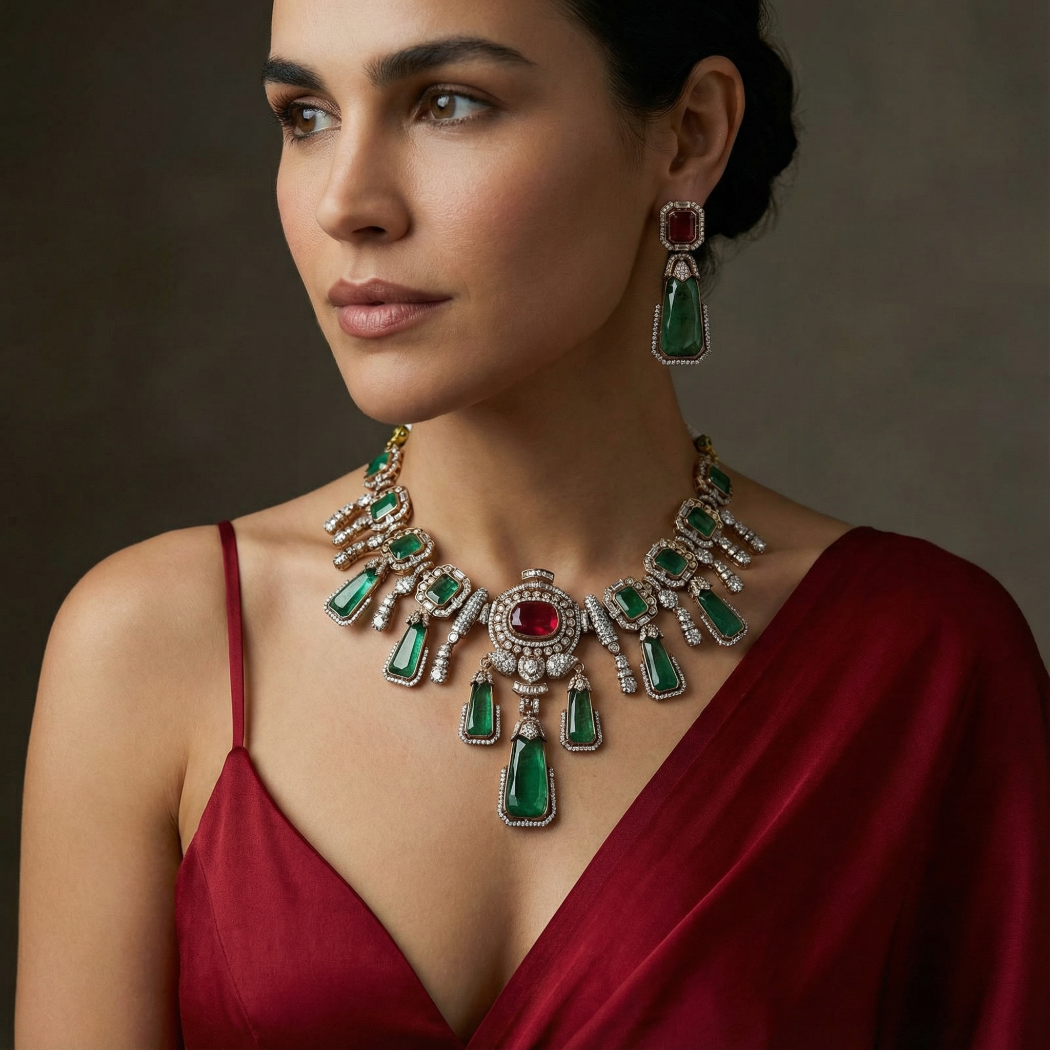 Rosava Heirloom Statement Necklace