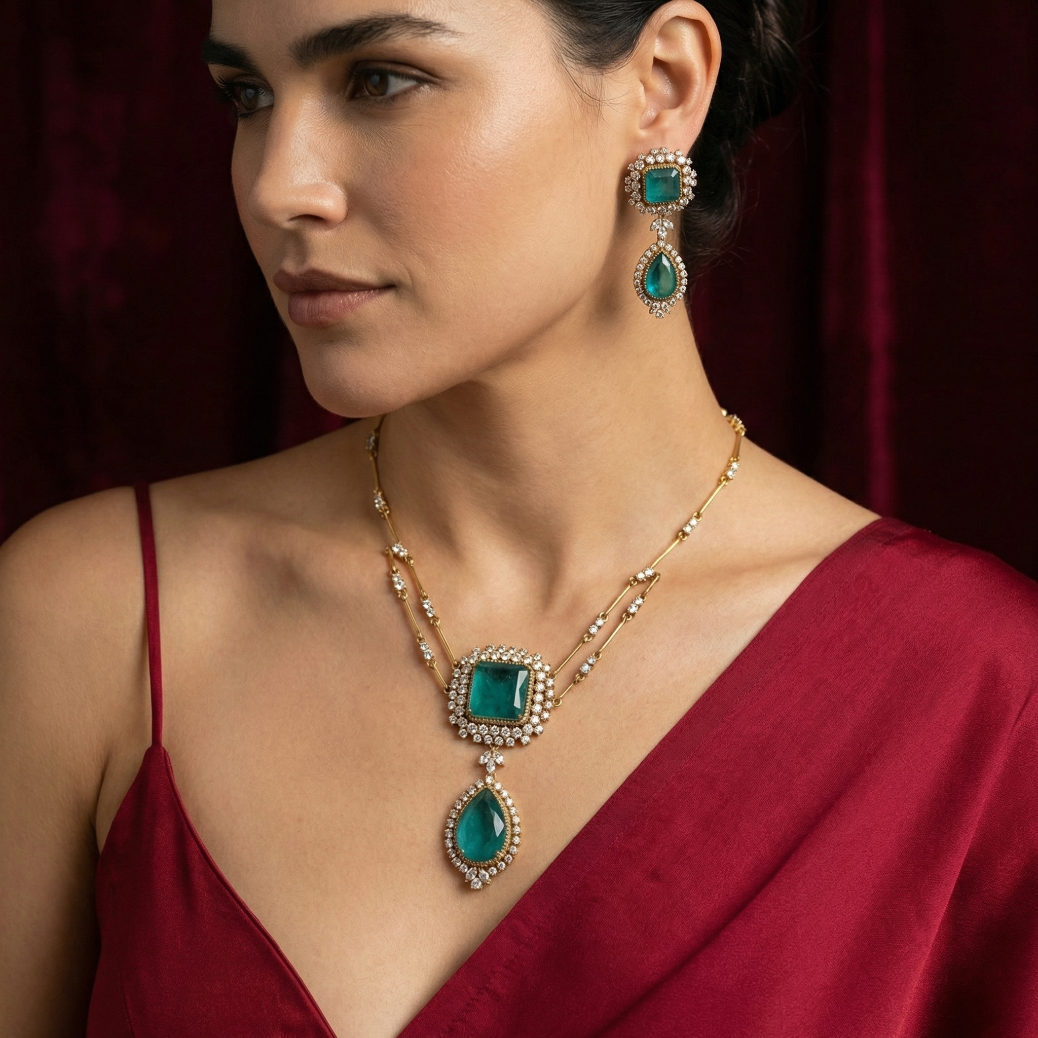 Koana Blue Necklace Set