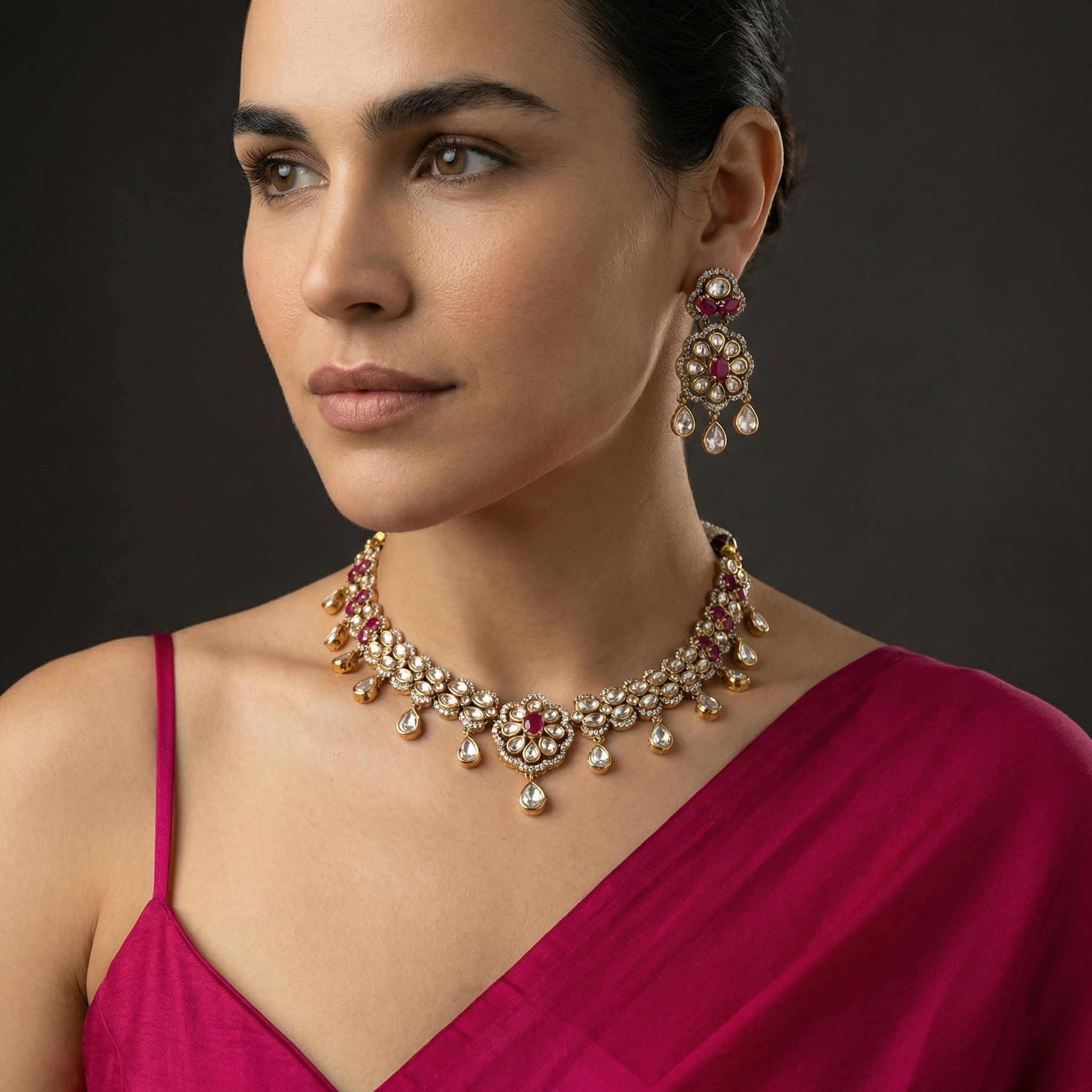 Soha Kundan Necklace Set