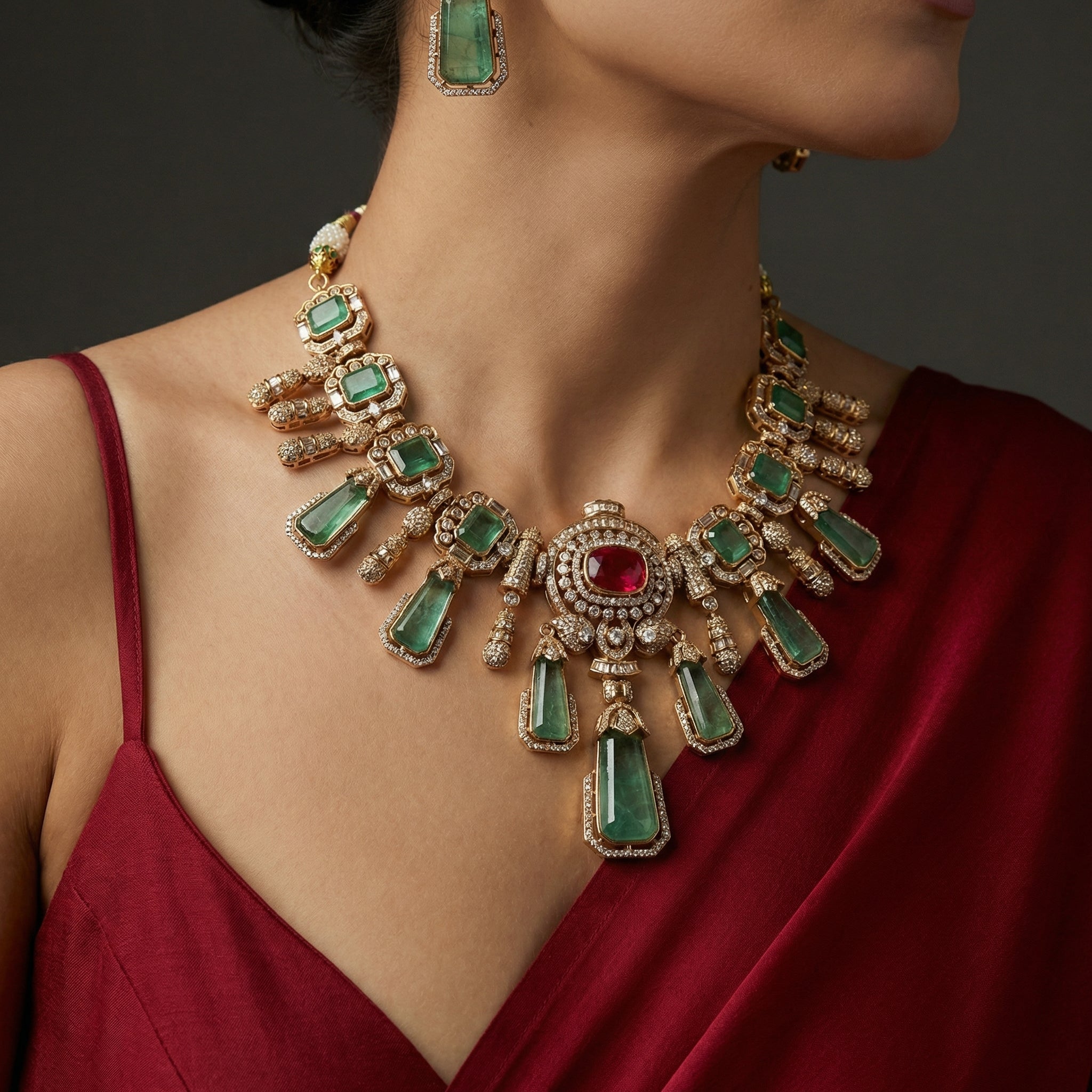 Rosava Heirloom Statement Necklace