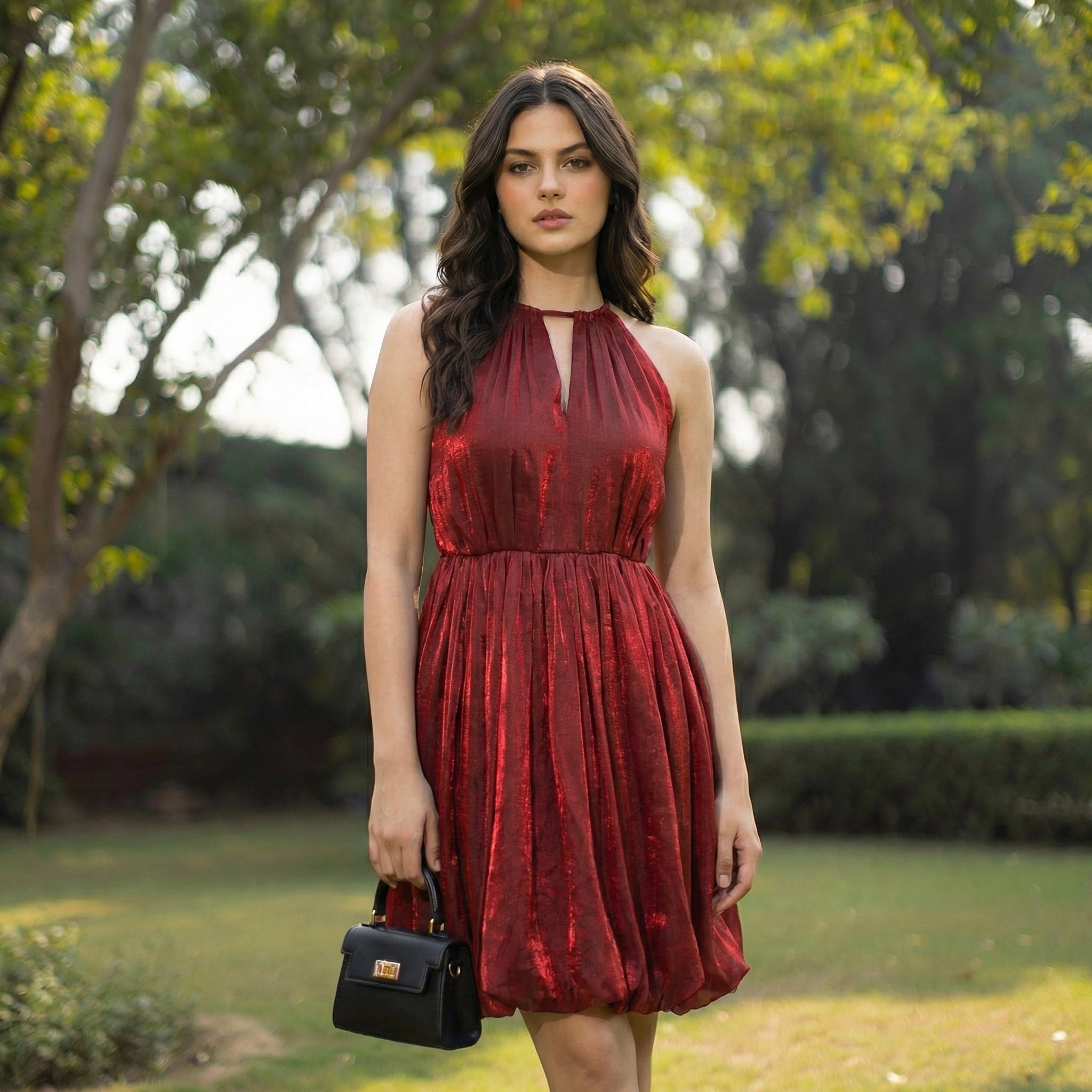 Crimson mini dress (Sale)