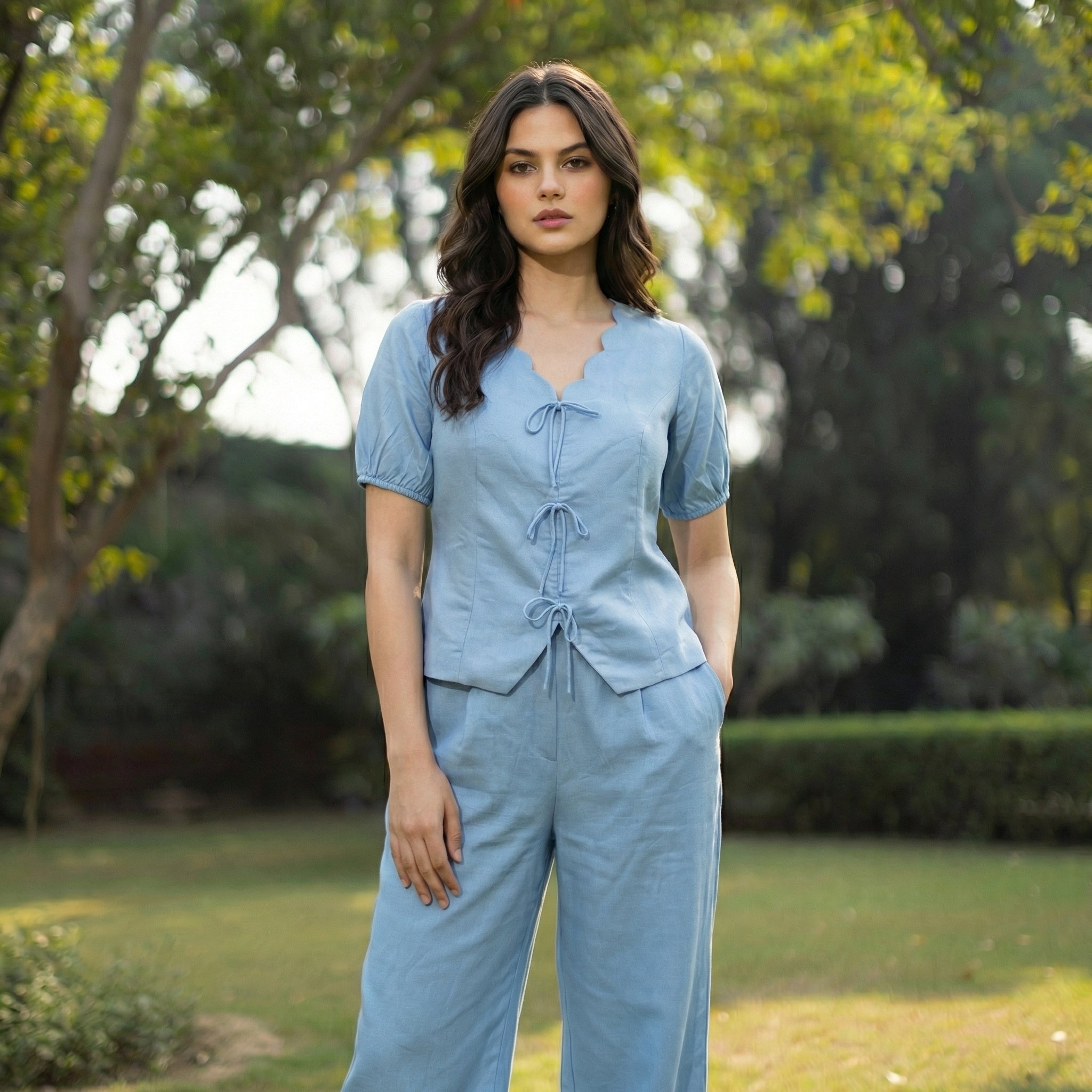 Butter cream Coord set (Sale)