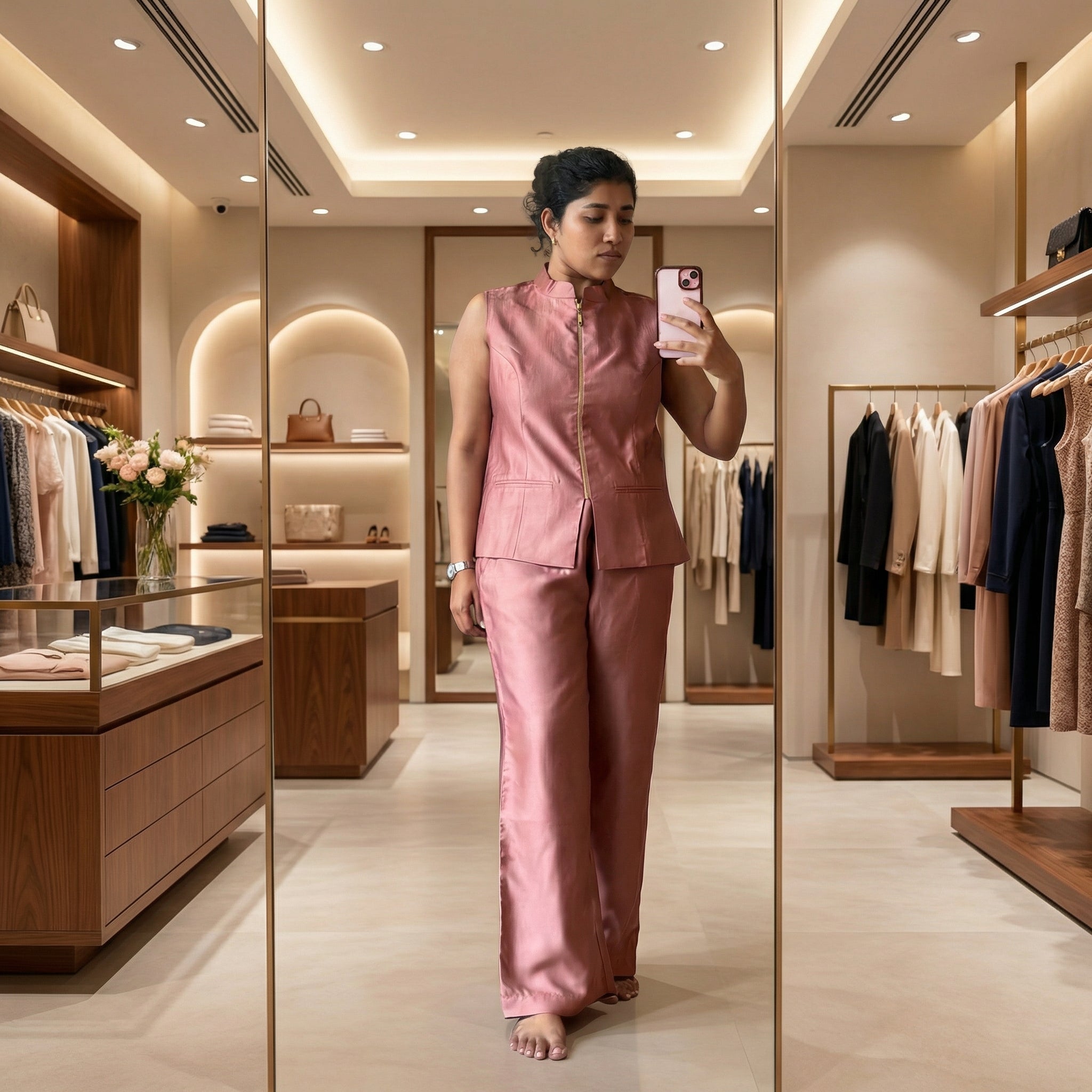 Luxe Pantsuit in Pink (Sale)