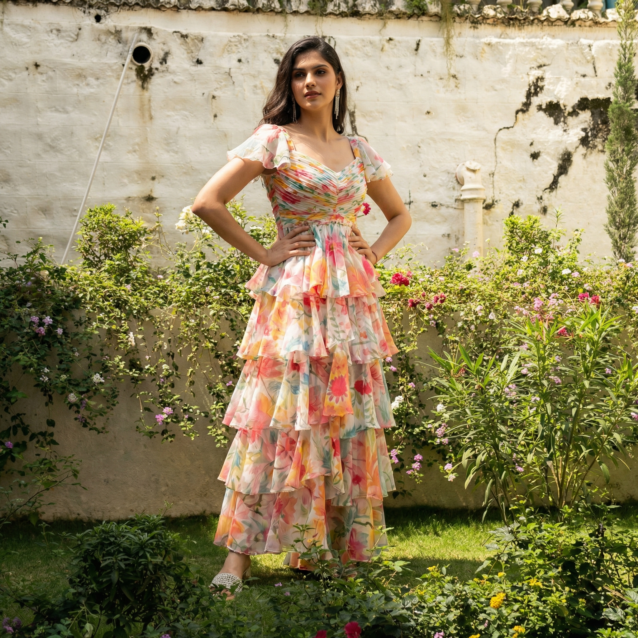 Gulabi layered Dress (Sale)