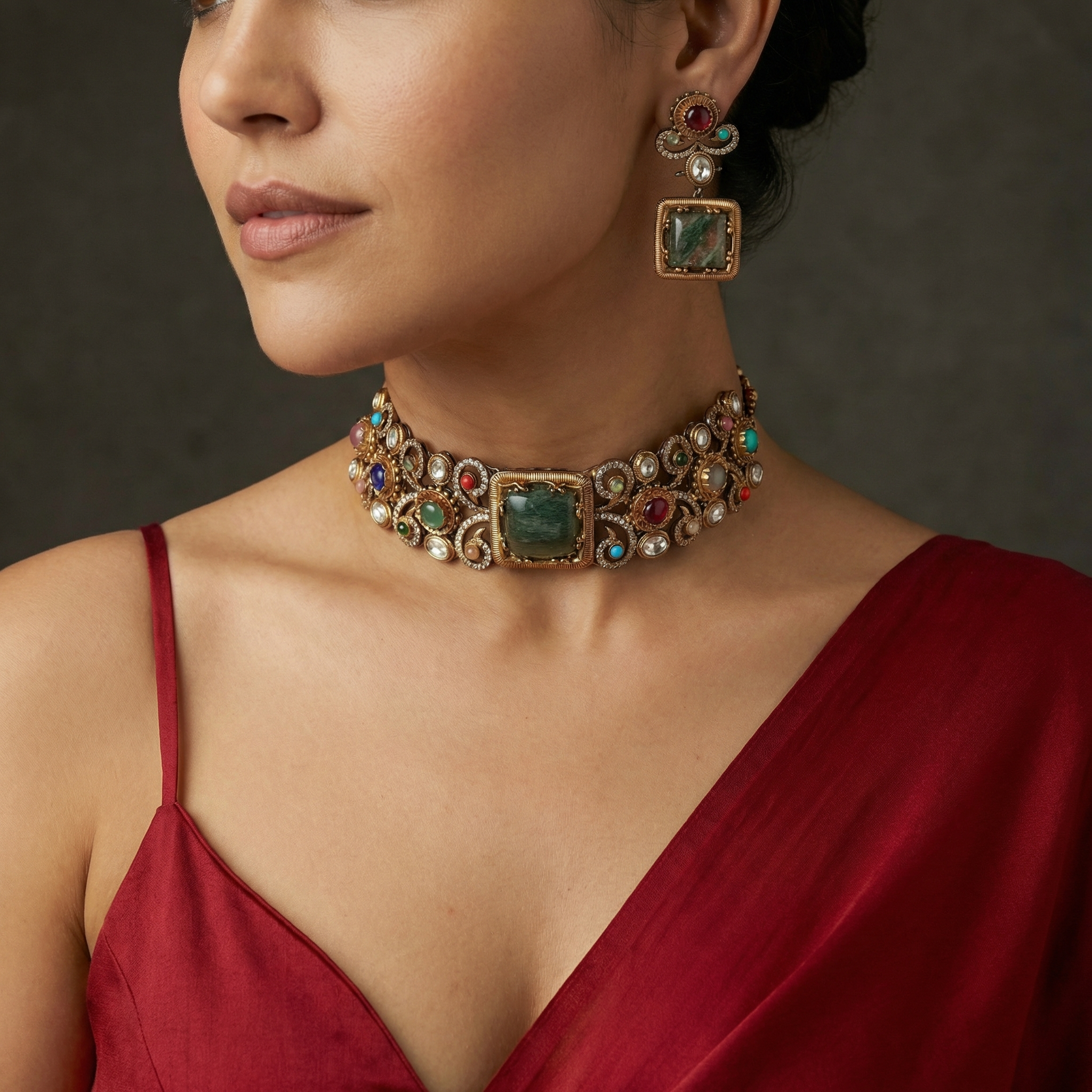 Mosaic Regal Choker Set