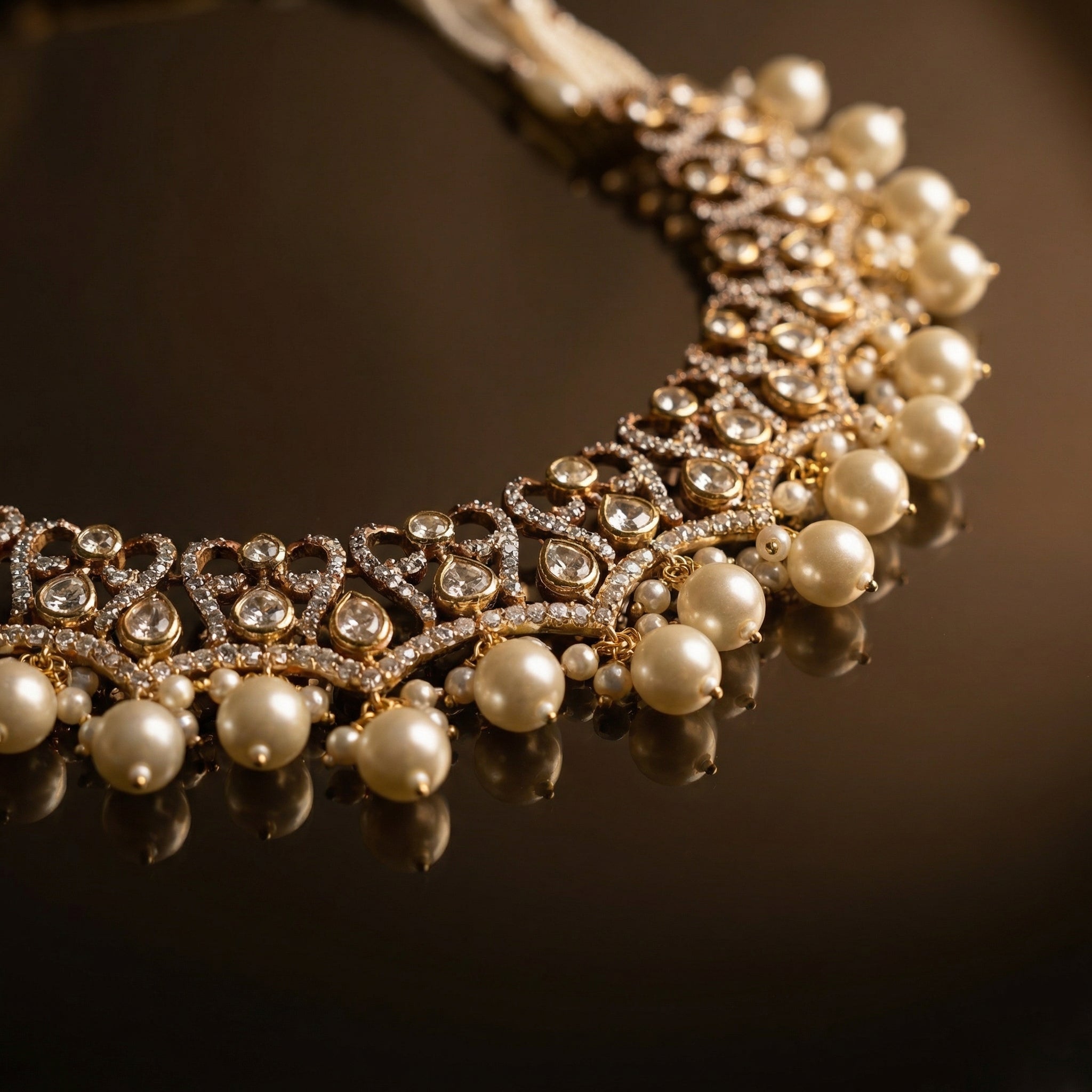 Ivory Pearl Choker Set