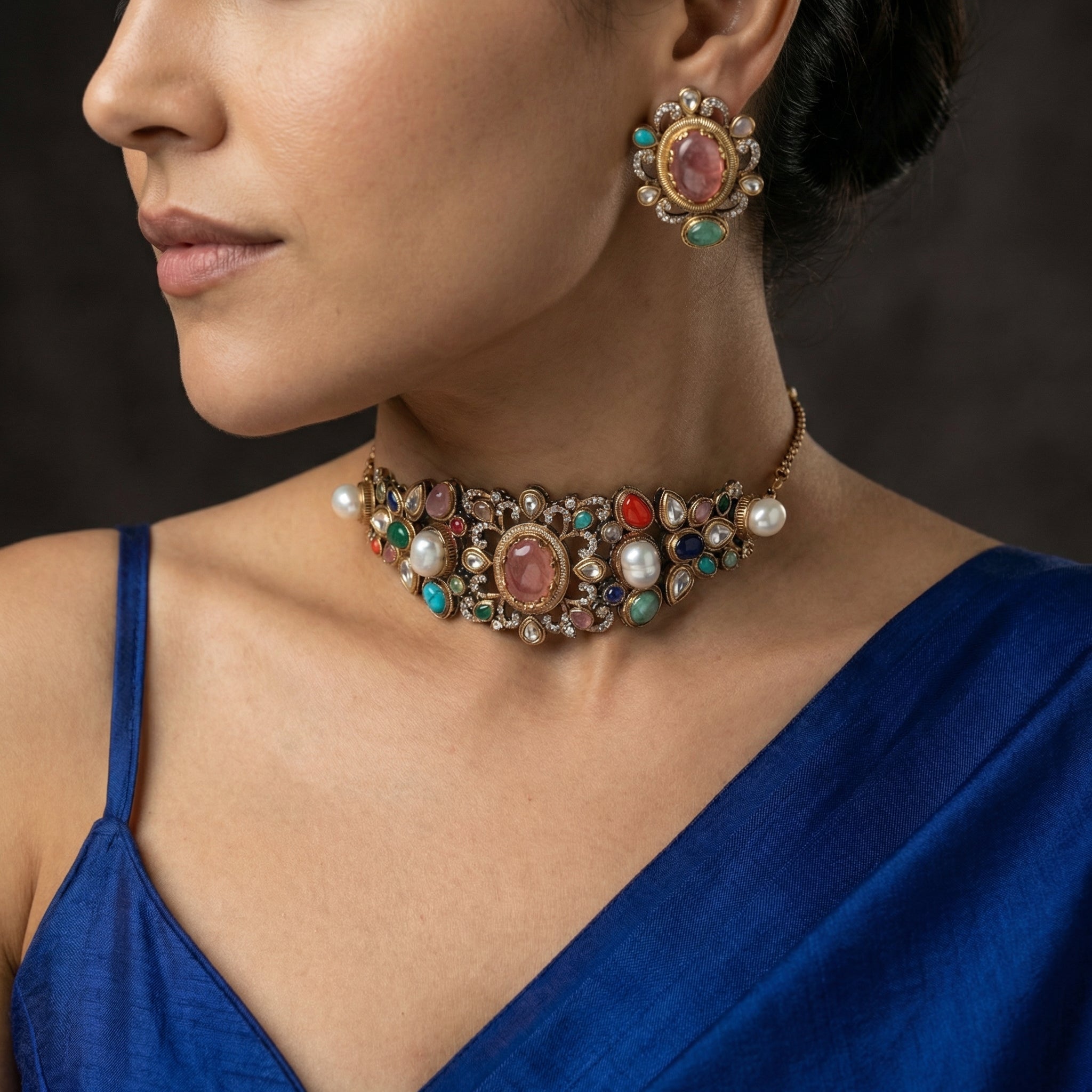 Rangvati Mosaic Choker