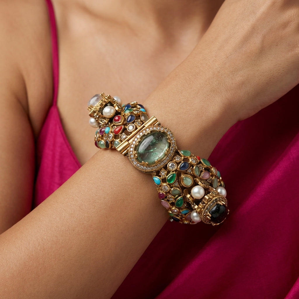 Alaya Statement Cuff Bangle