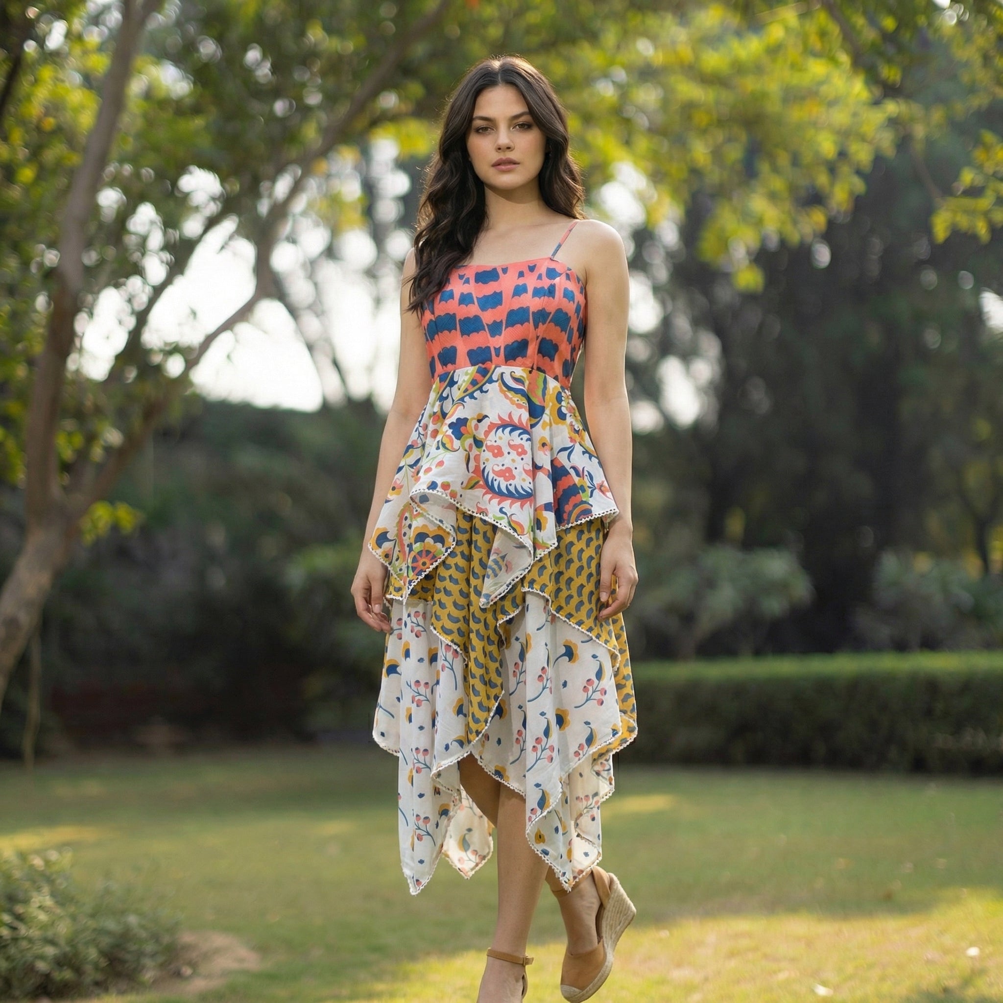 Handkerchief summer dress