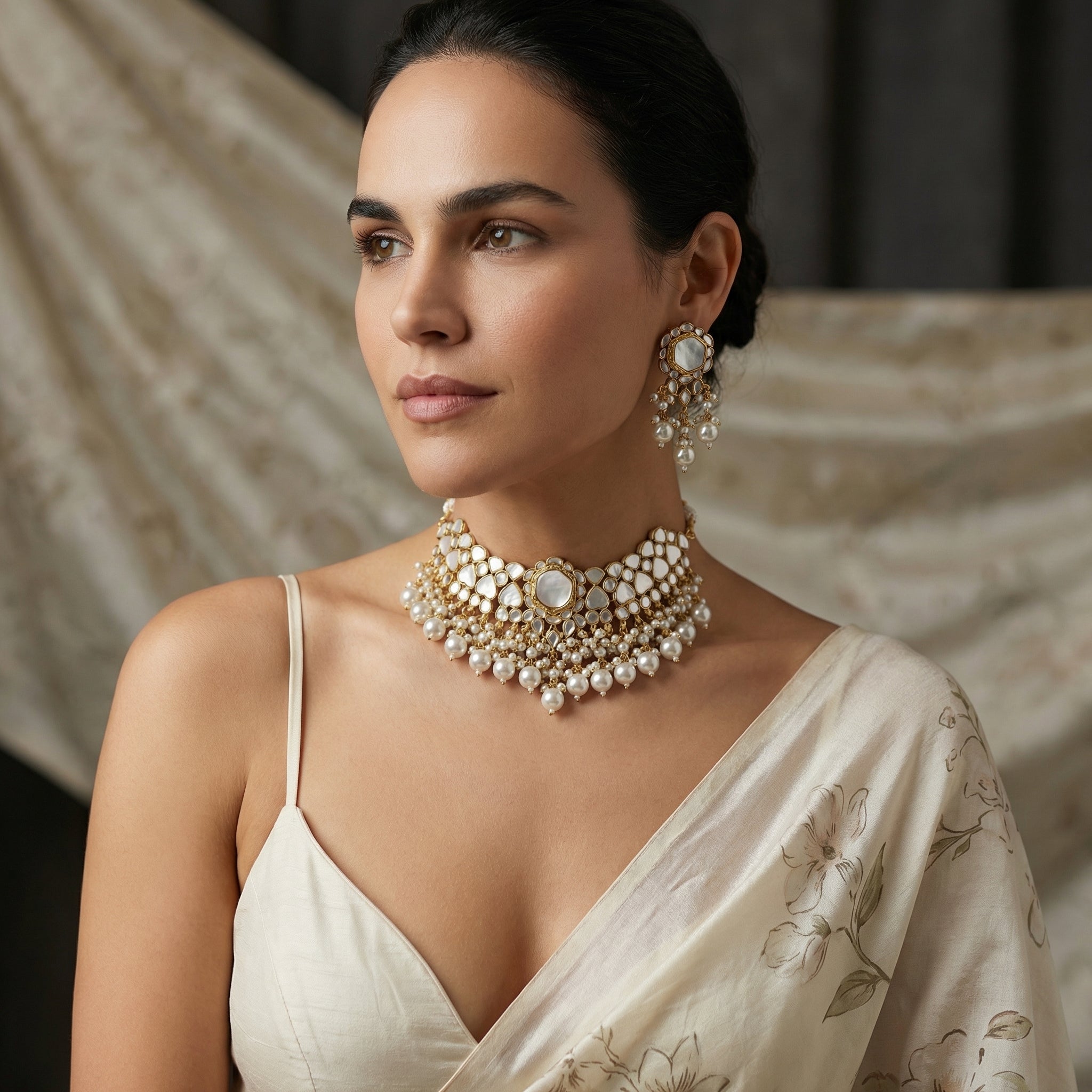 Chandrika MOP Choker Set