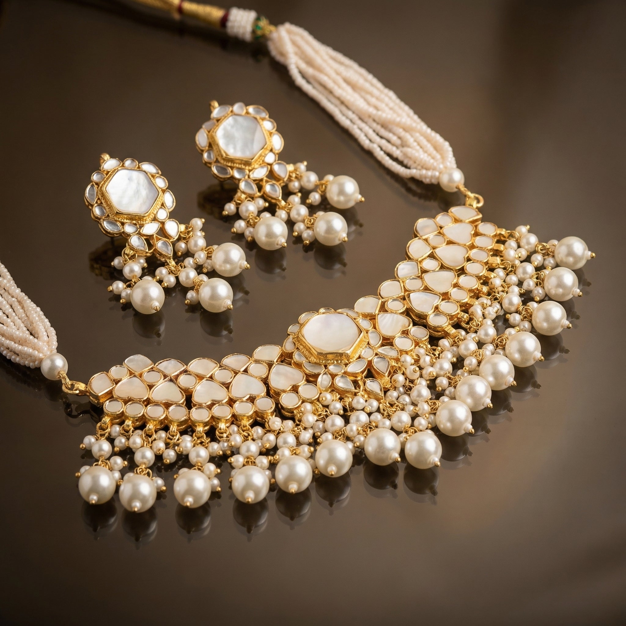 Chandrika MOP Choker Set