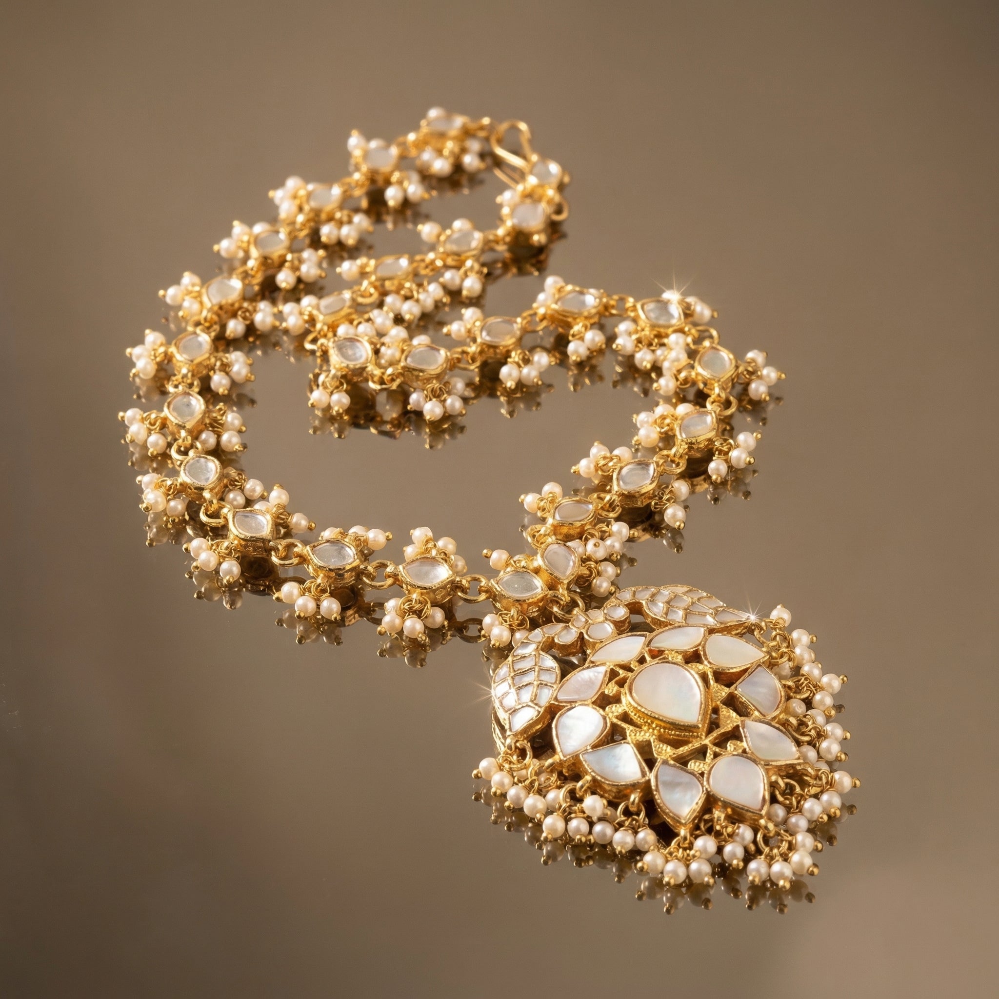 Aarohi MoP Pendant Necklace