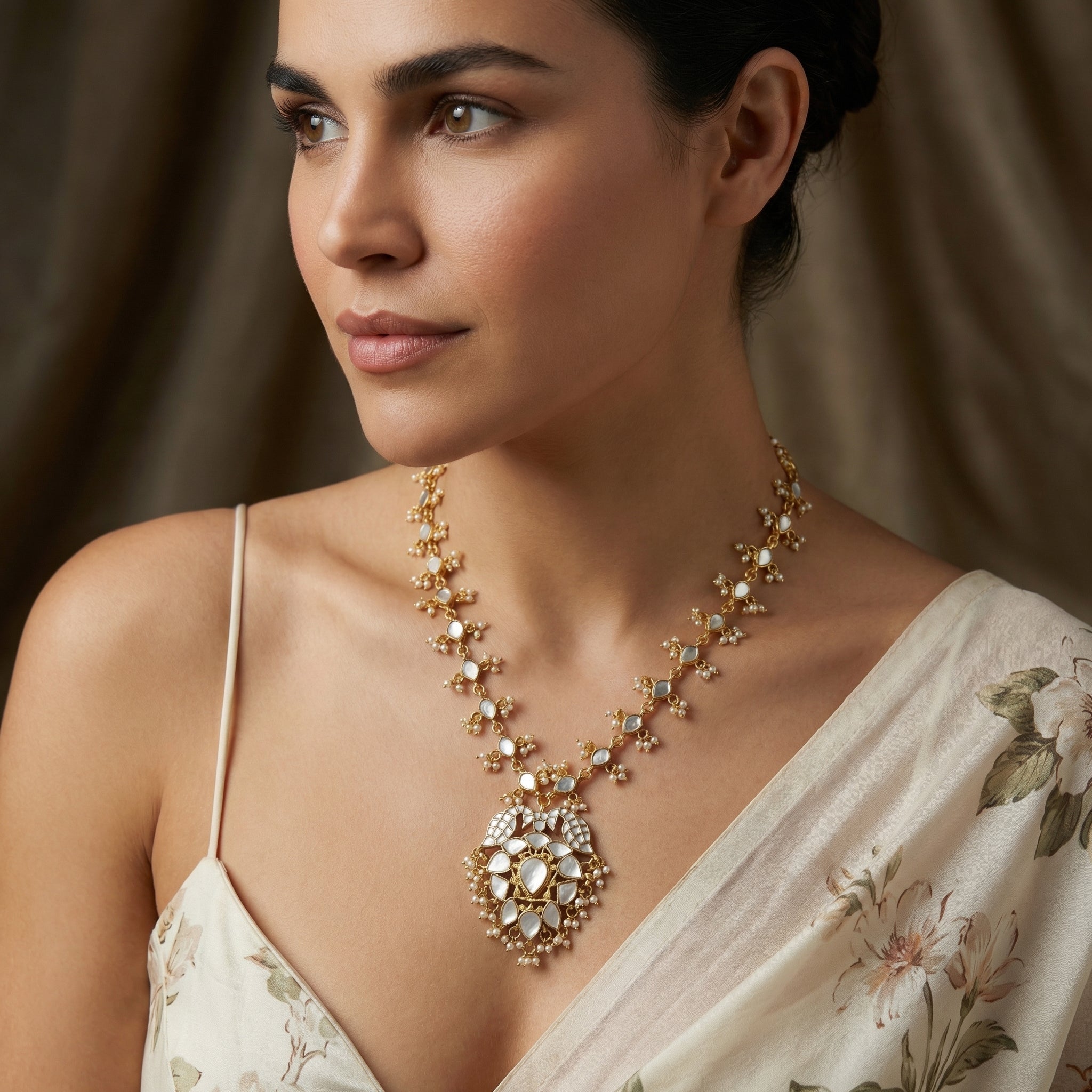 Aarohi MoP Pendant Necklace