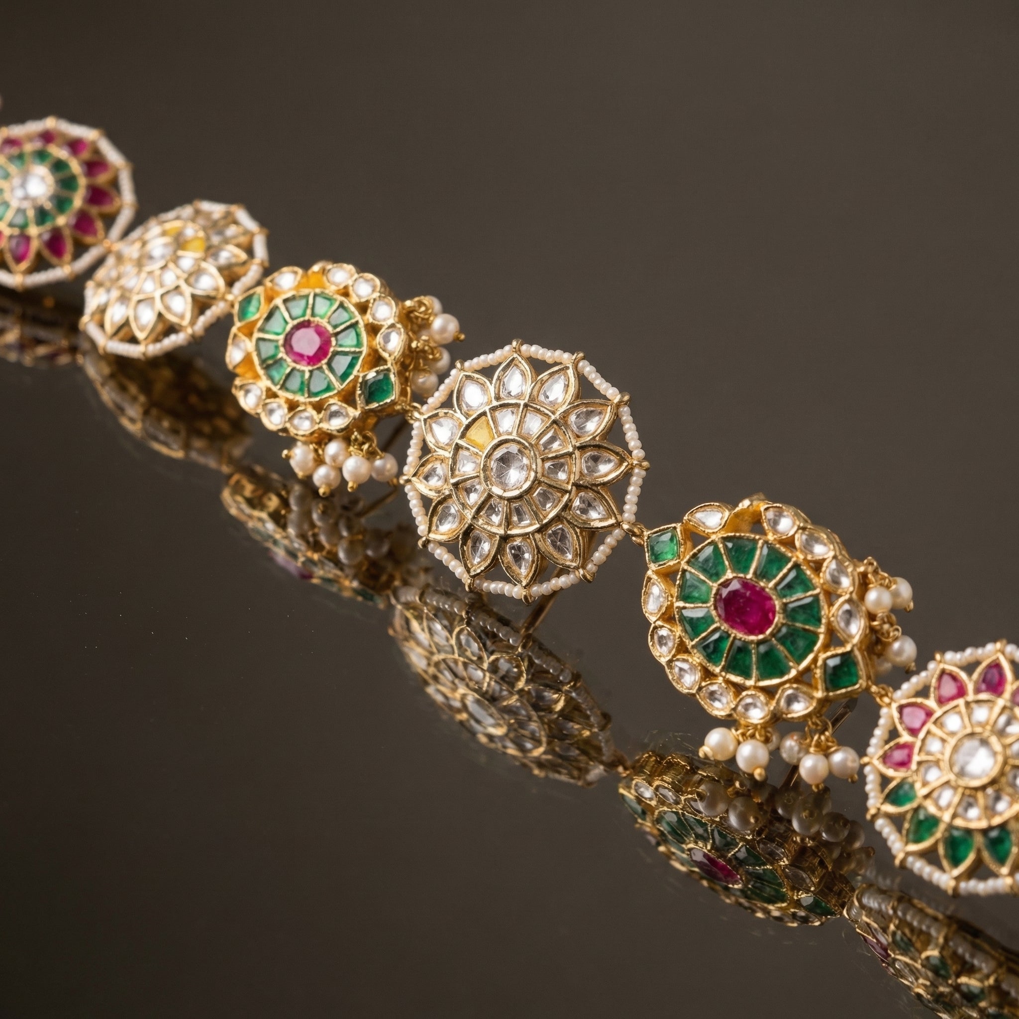 Tarinika Kundan Hair Braid Ornament