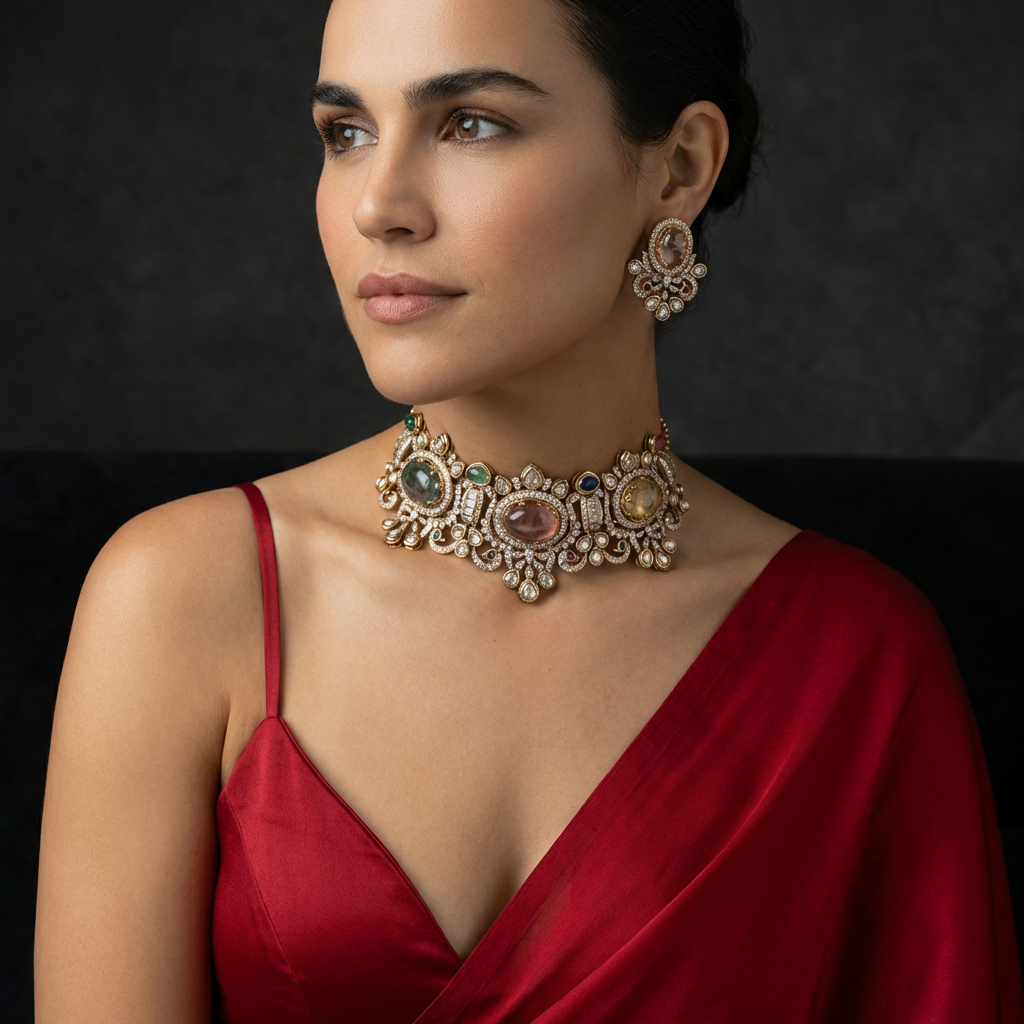 Aarunya Heritage Choker Set